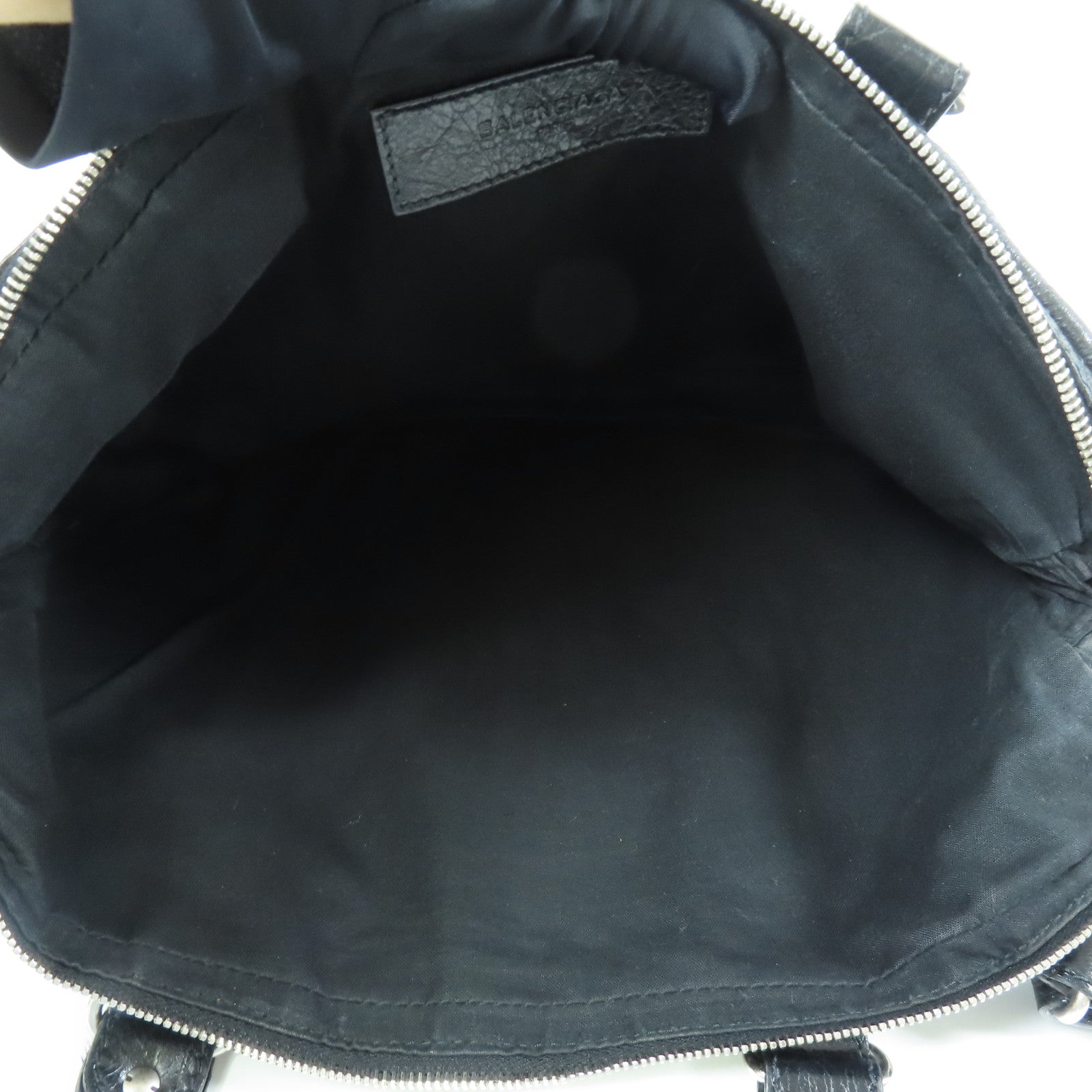 BALENCIAGA 牛皮皮革2 Way Shoulder Bag銀扣手挽肩背兩用袋