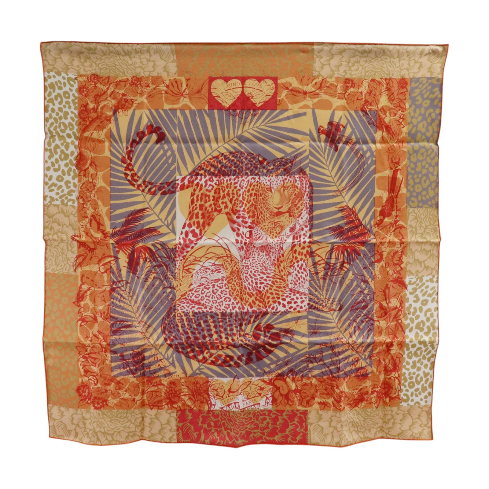 HERMES 絲質Scarf 65x65cm絲巾