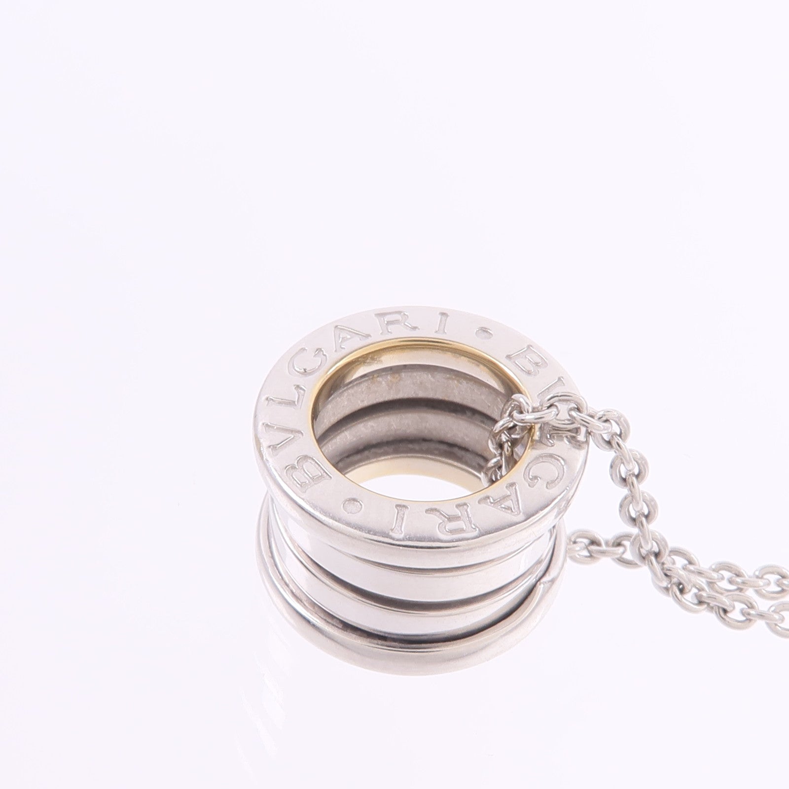 BVLGARI 18K白金B-zero1項鍊
