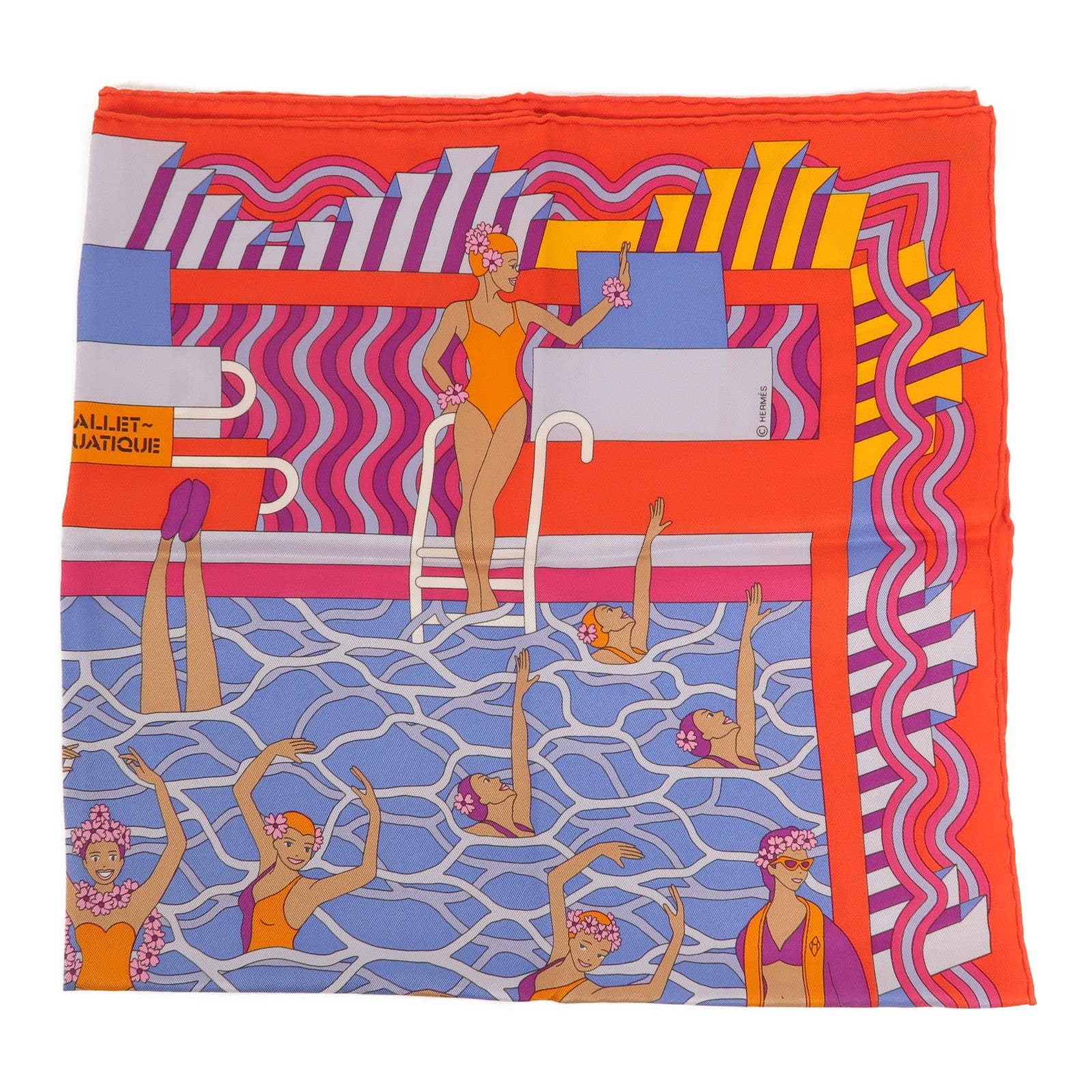 HERMES 絲質Scarf 70x70絲巾