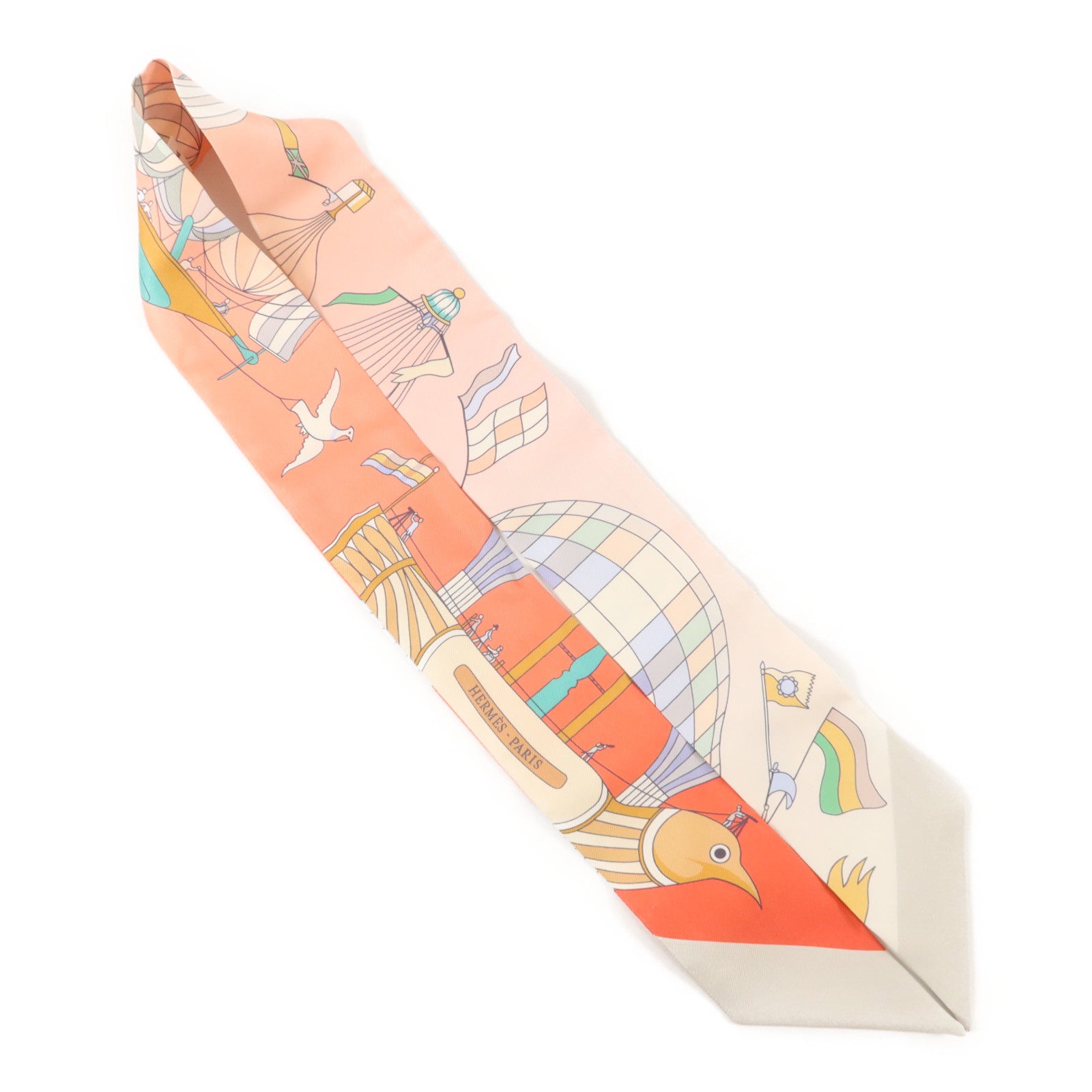 HERMES 絲質Twilly絲巾