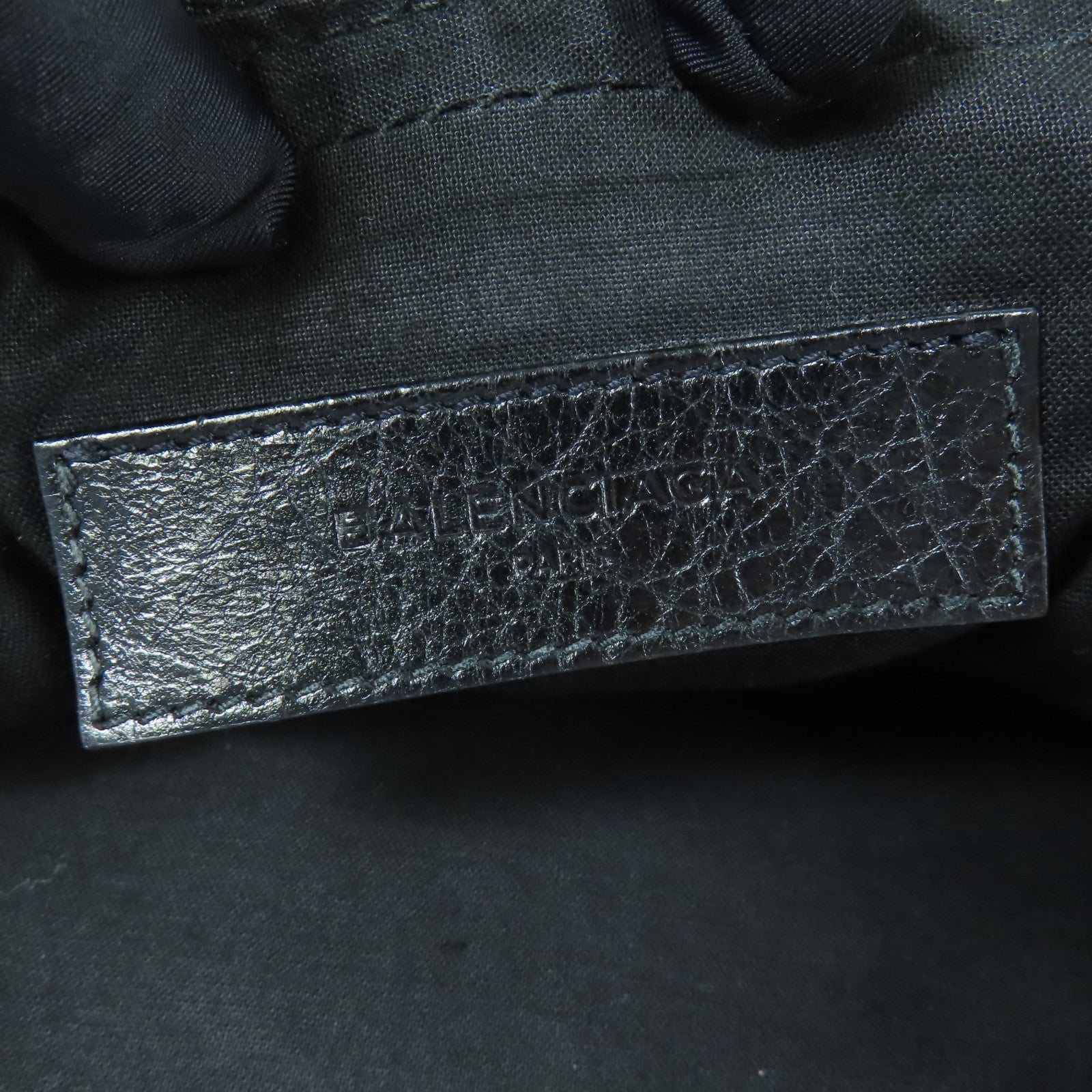 BALENCIAGA 牛皮皮革2 Way Shoulder Bag銀扣手挽肩背兩用袋