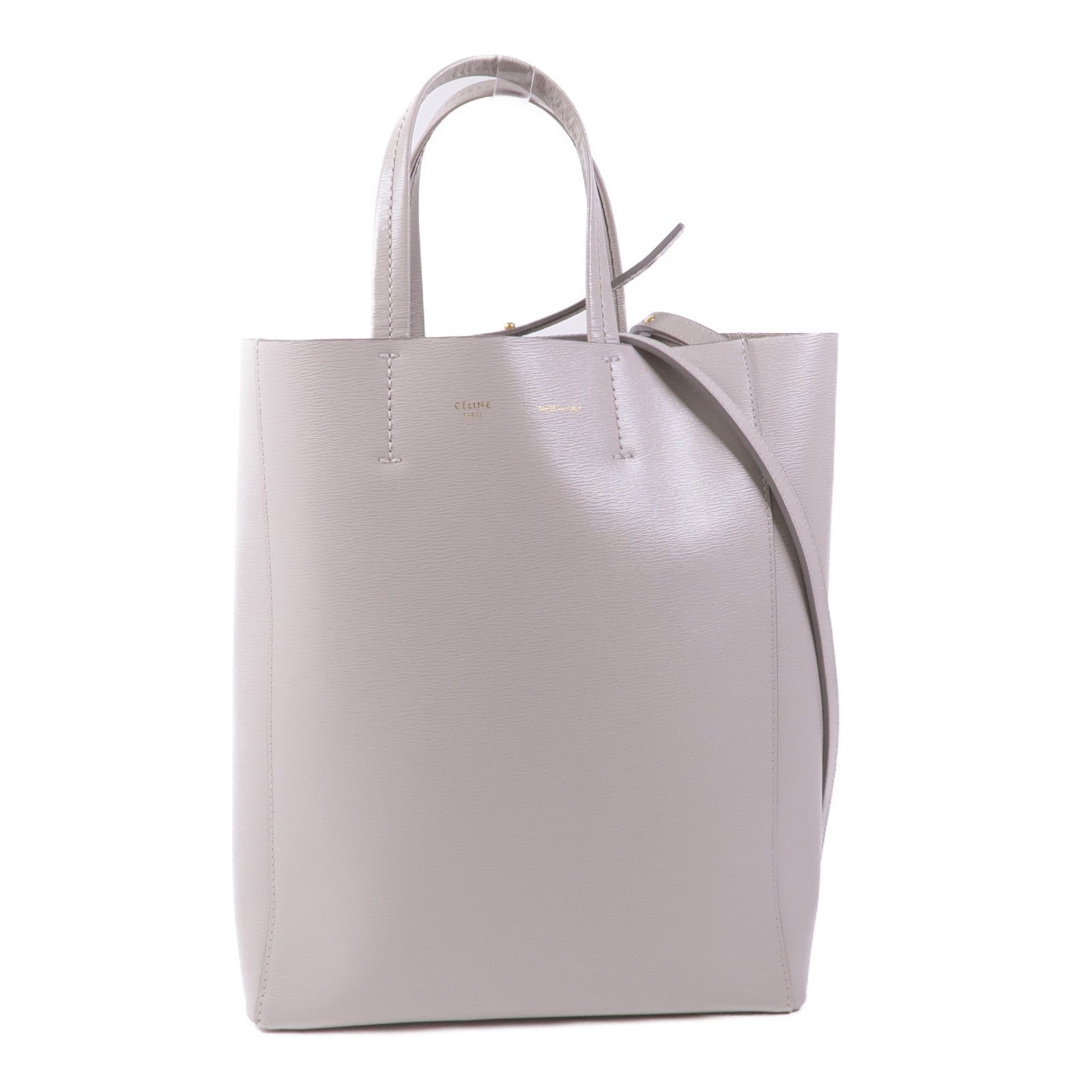 CELINE 牛皮皮革Vertical Cabas金扣手挽肩背兩用袋