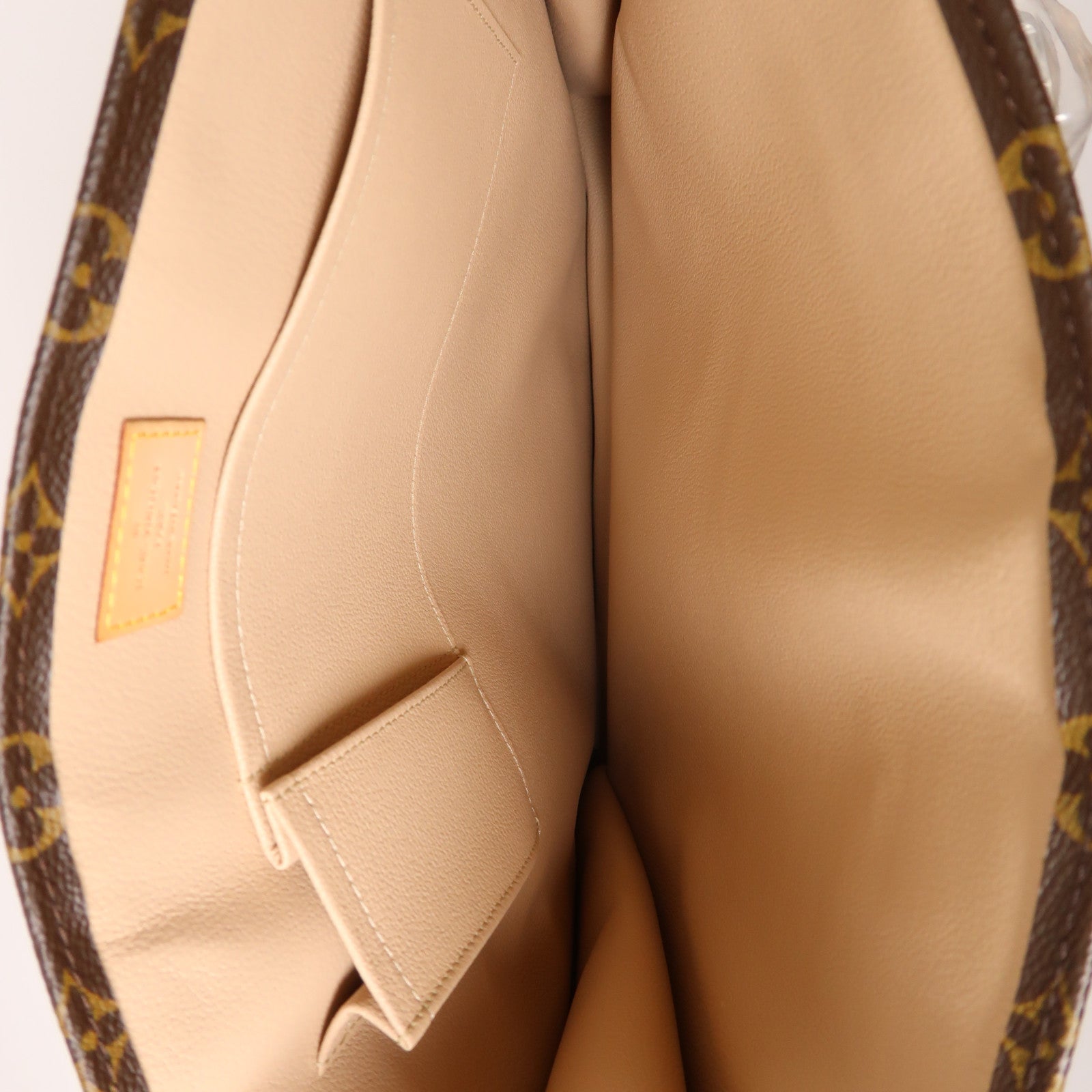 LOUIS VUITTON Monogram Sac Plat金扣手挽袋