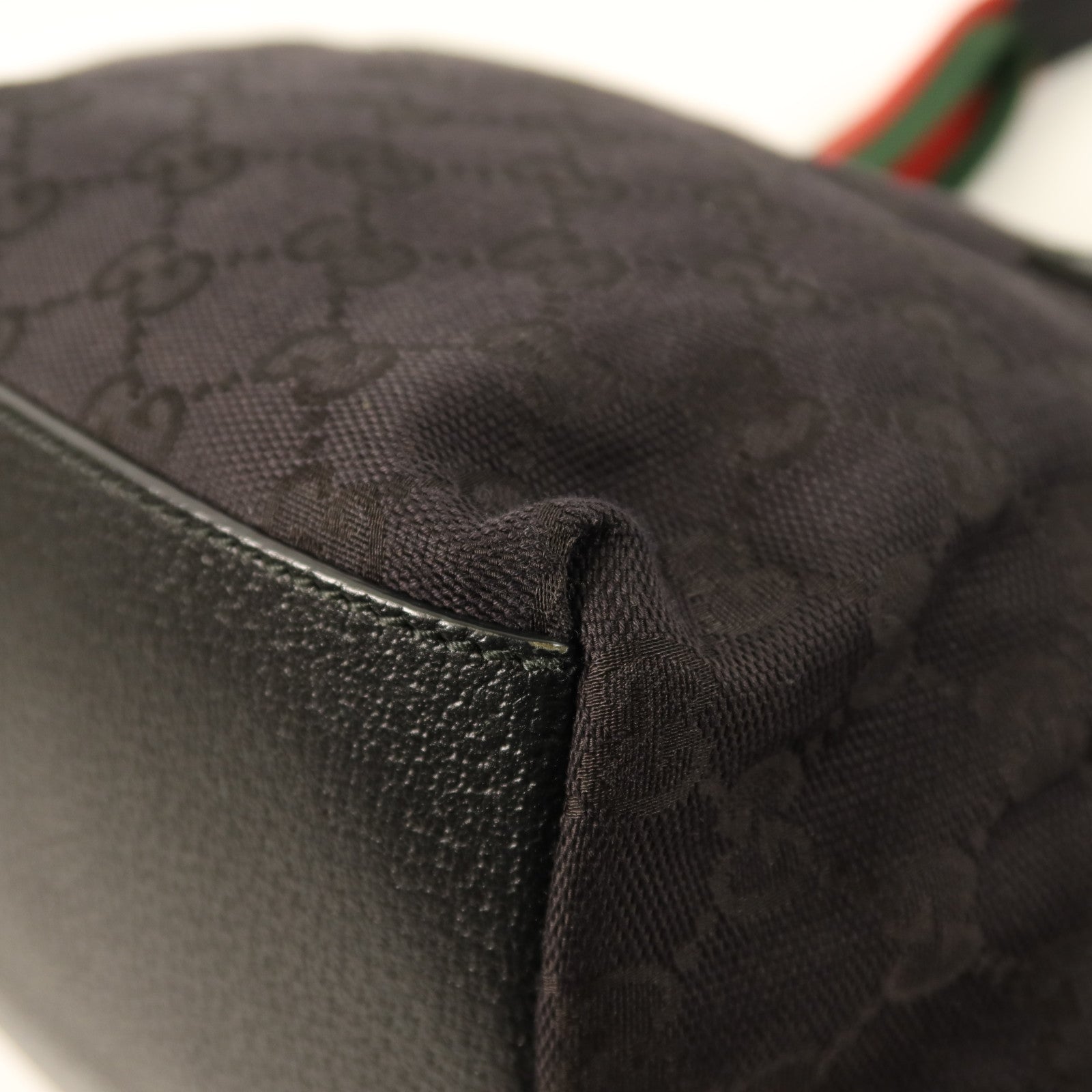 GUCCI 帆布Tote Bag銀扣手挽袋