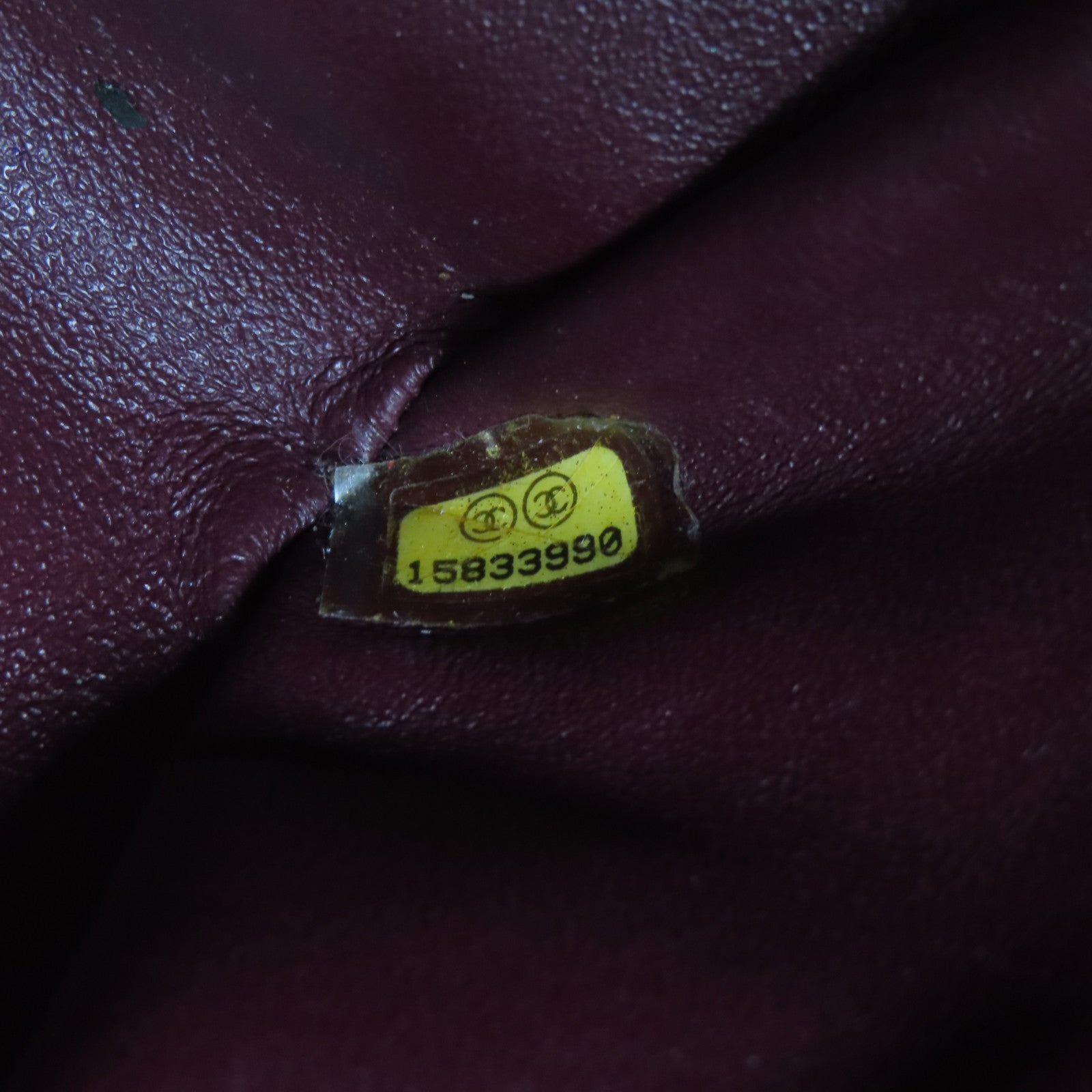 CHANEL 菱格羊皮皮革Chain Shoulder銀扣鏈帶肩背袋黑色