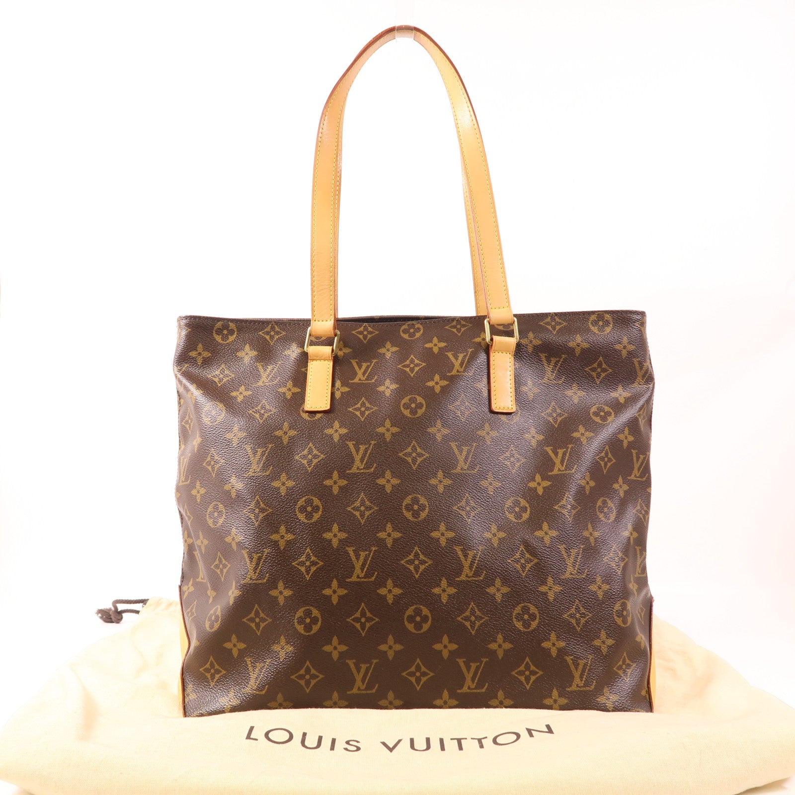 LOUIS VUITTON Monogram Cabas Mezzo金扣肩背袋