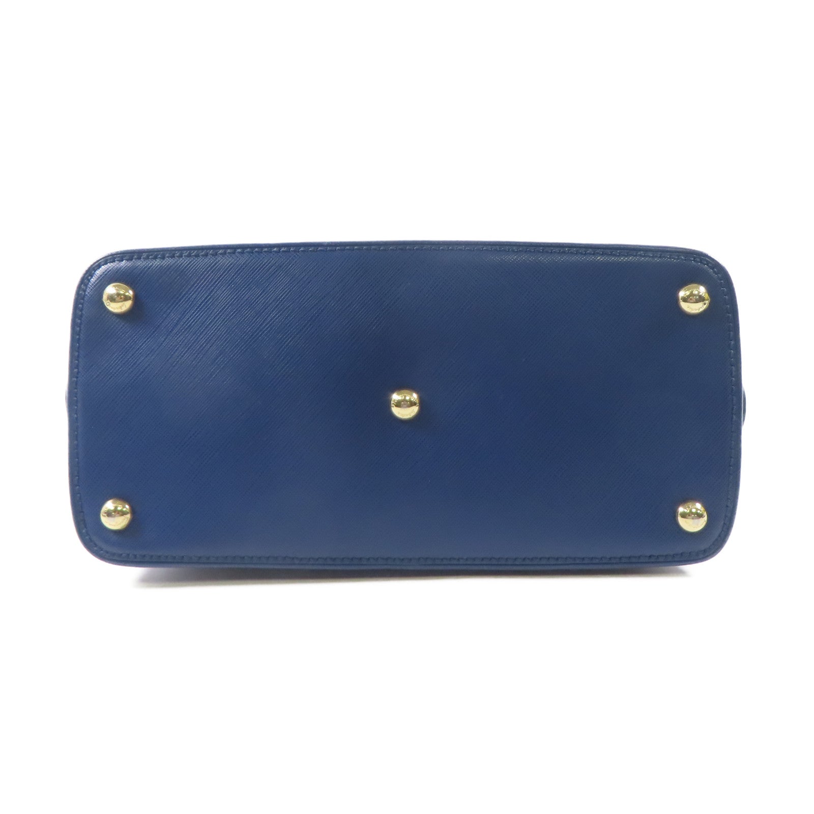 Salvatore Ferragamo 牛皮皮革2 Way Shoulder金扣手挽肩背兩用袋藍色
