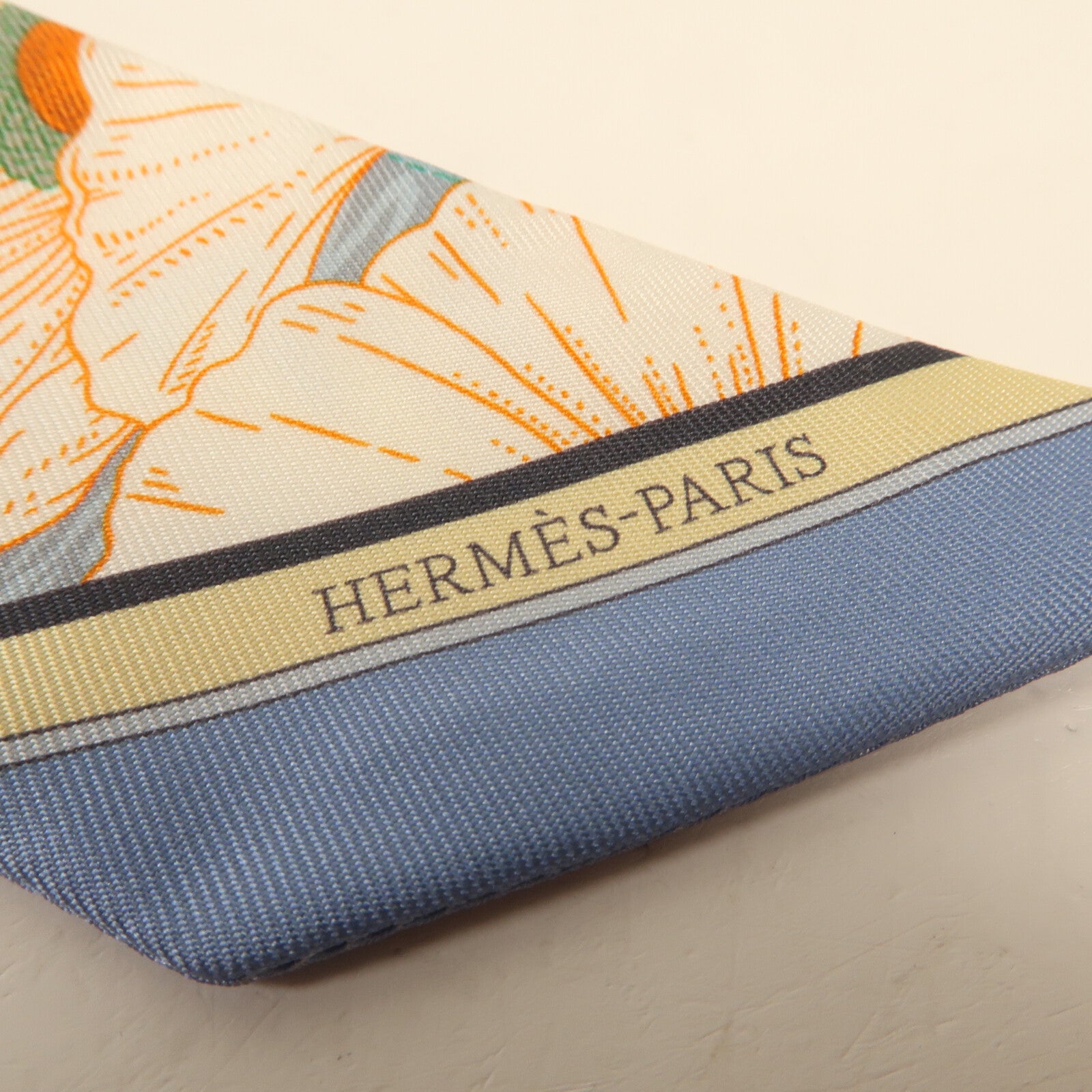 HERMES 【激減優惠】絲質Twilly絲巾