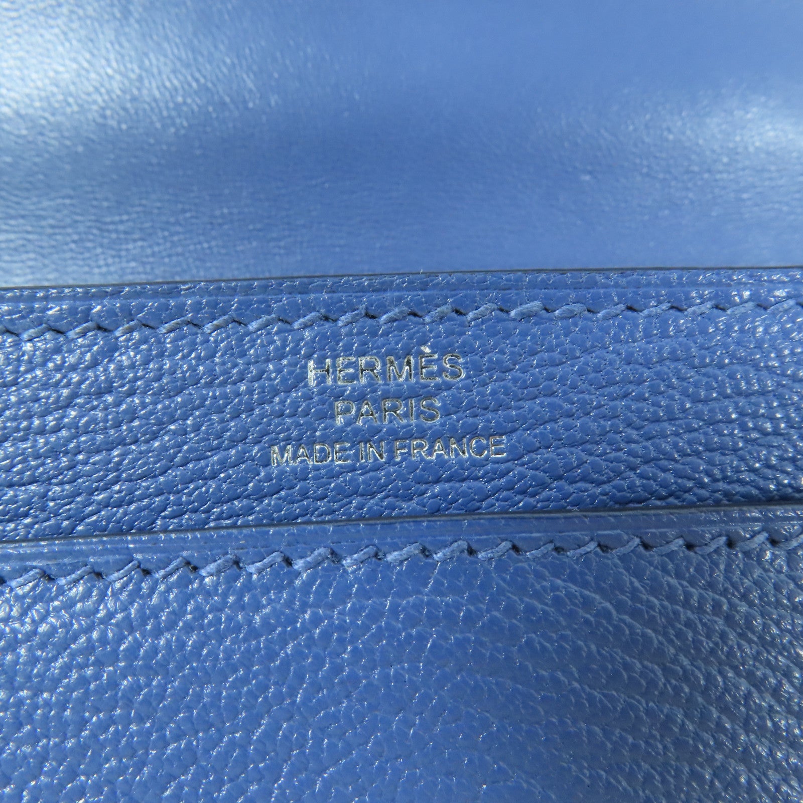 HERMES Chevre皮革Verrou Mini銀扣鏈帶肩背袋
