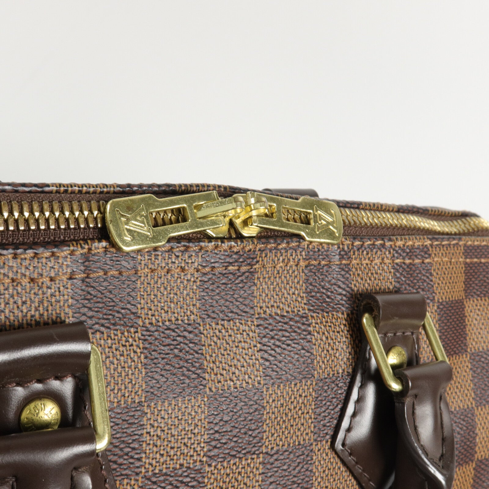 LOUIS VUITTON Damier Speedy Bandouliere 25手挽肩背兩用袋