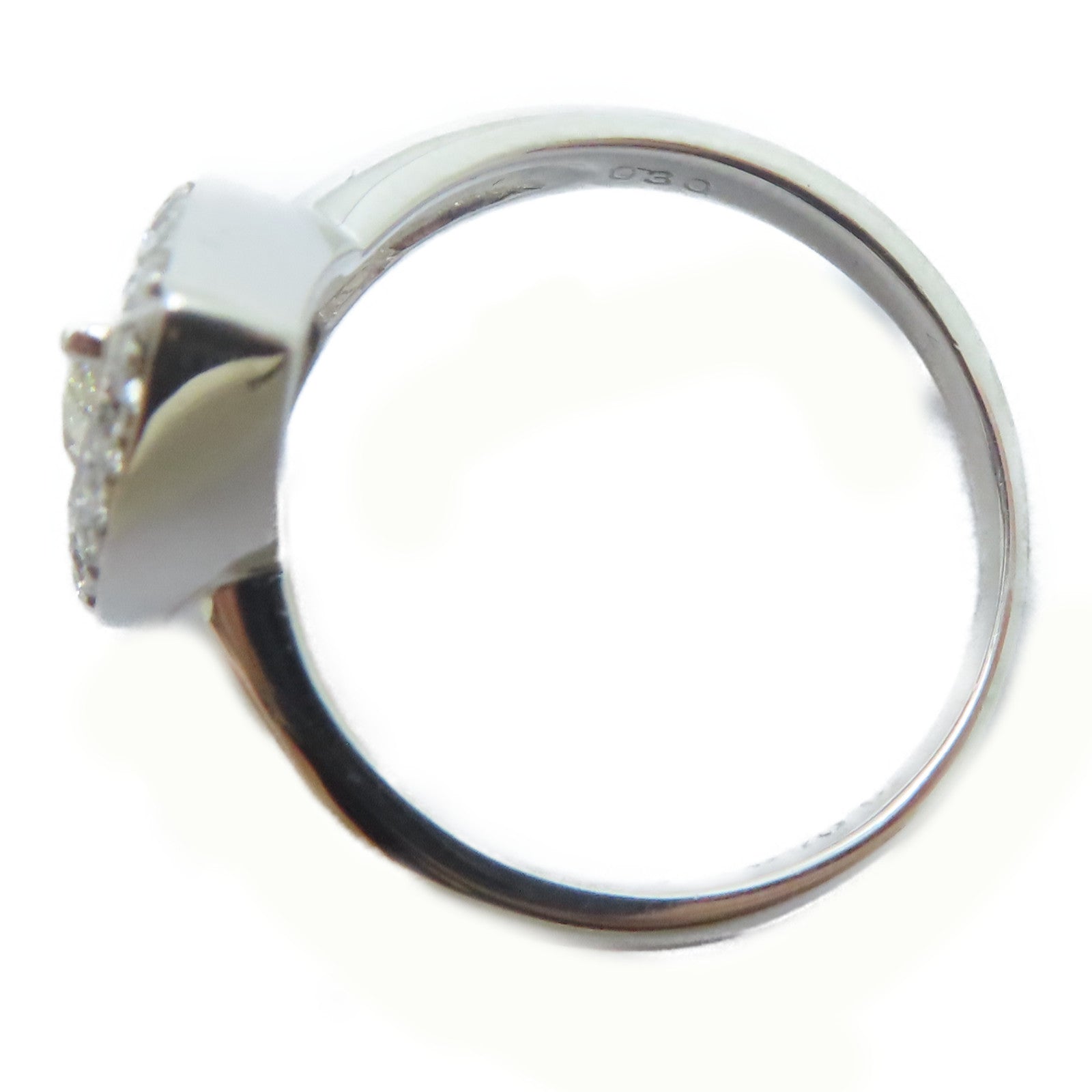 JEWELRY PT900鉑金Diamond Ring 0.701ct鑽石/0.3ct鑚石戒指US#6.5