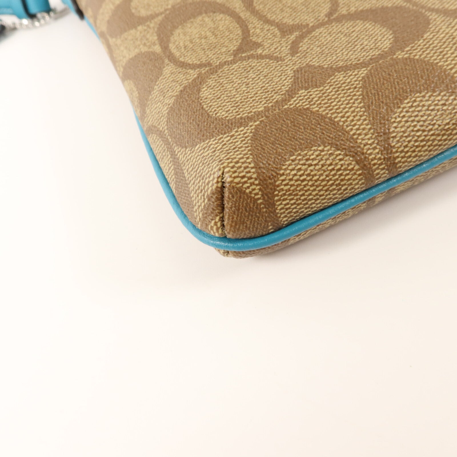 COACH 塗層帆布Shoulder Bag肩背袋