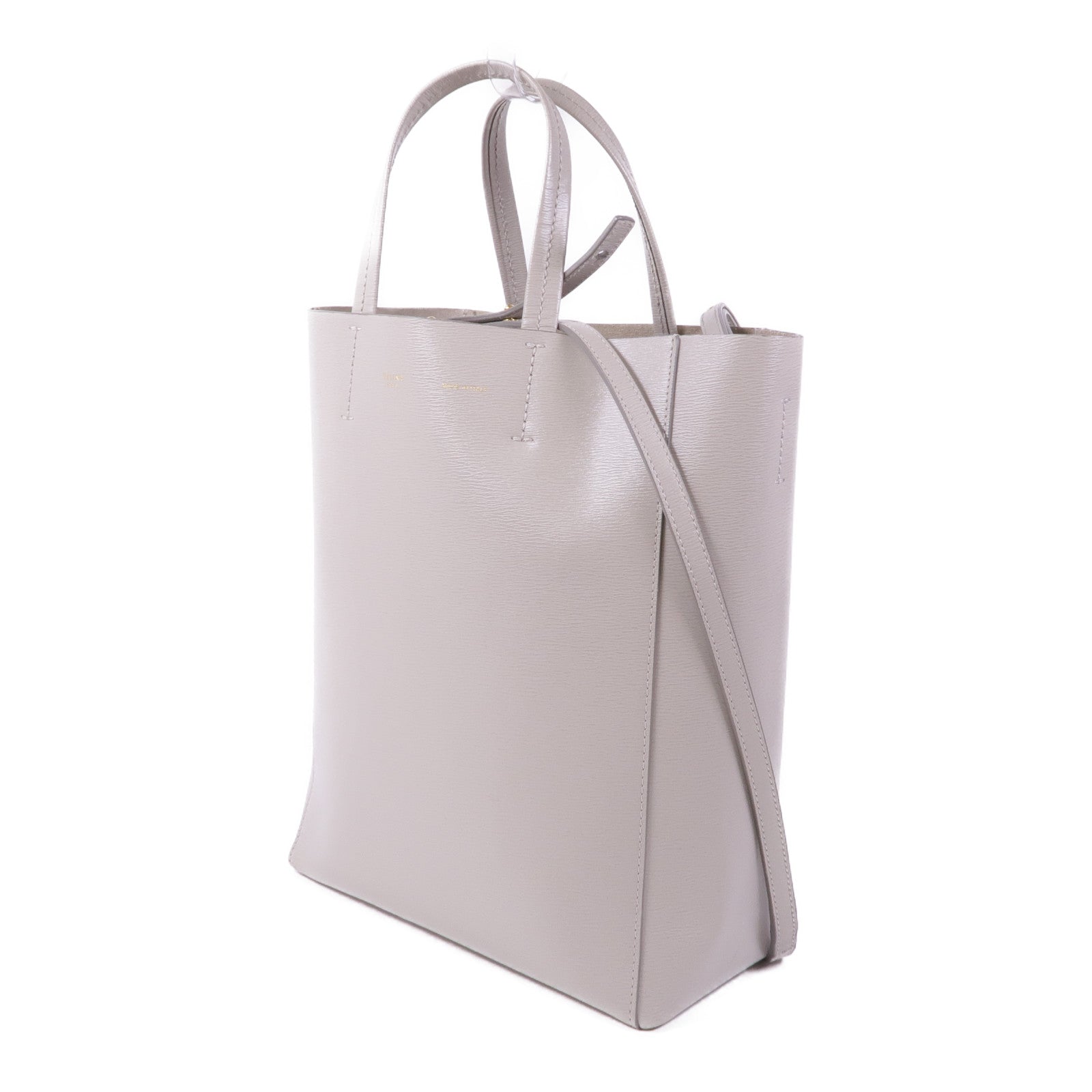 CELINE 牛皮皮革Vertical Cabas金扣手挽肩背兩用袋