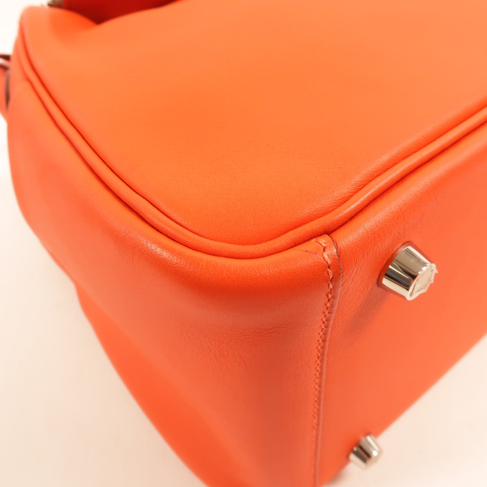 HERMES Swift皮革Lindy 26手挽肩背兩用袋Red