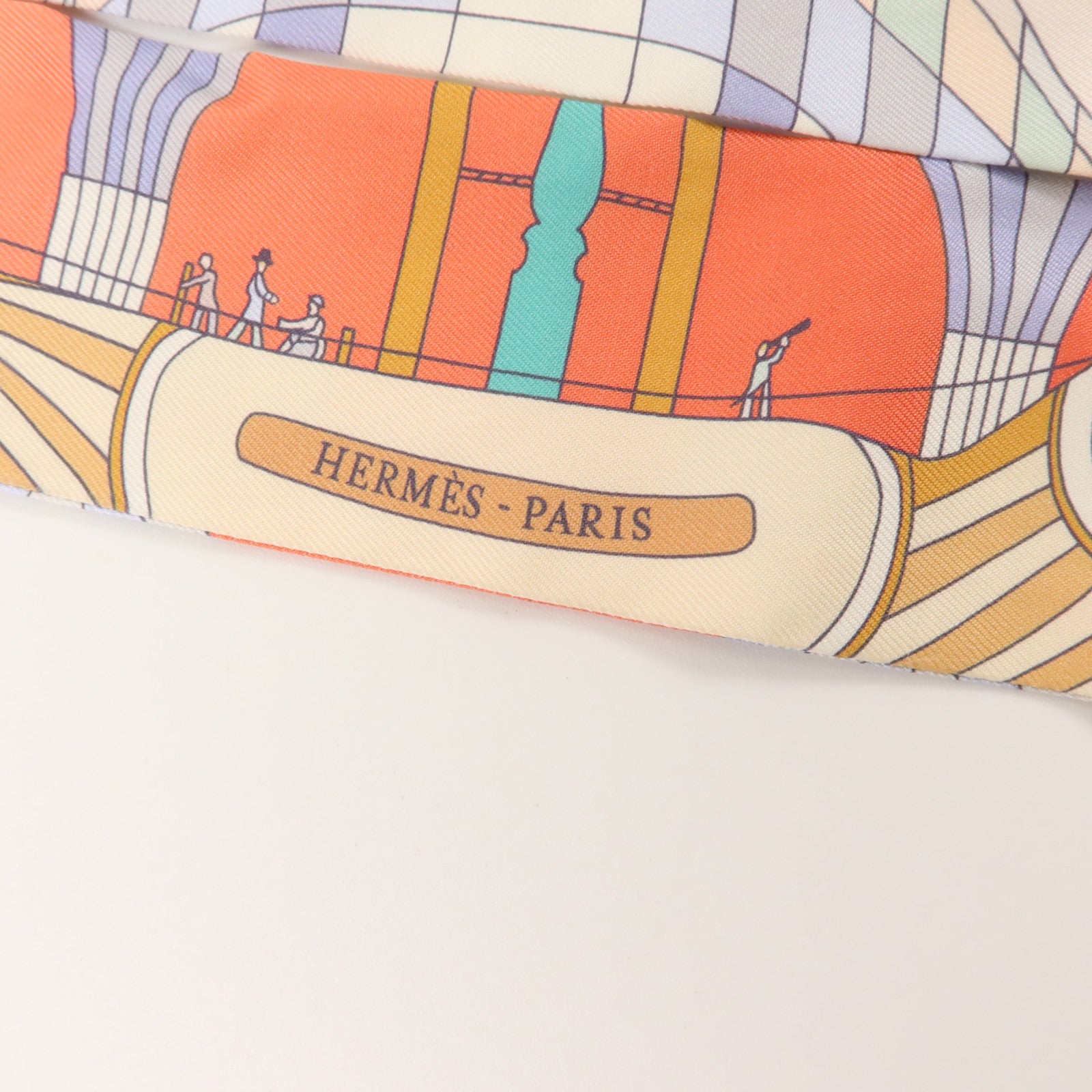 HERMES 絲質Twilly絲巾