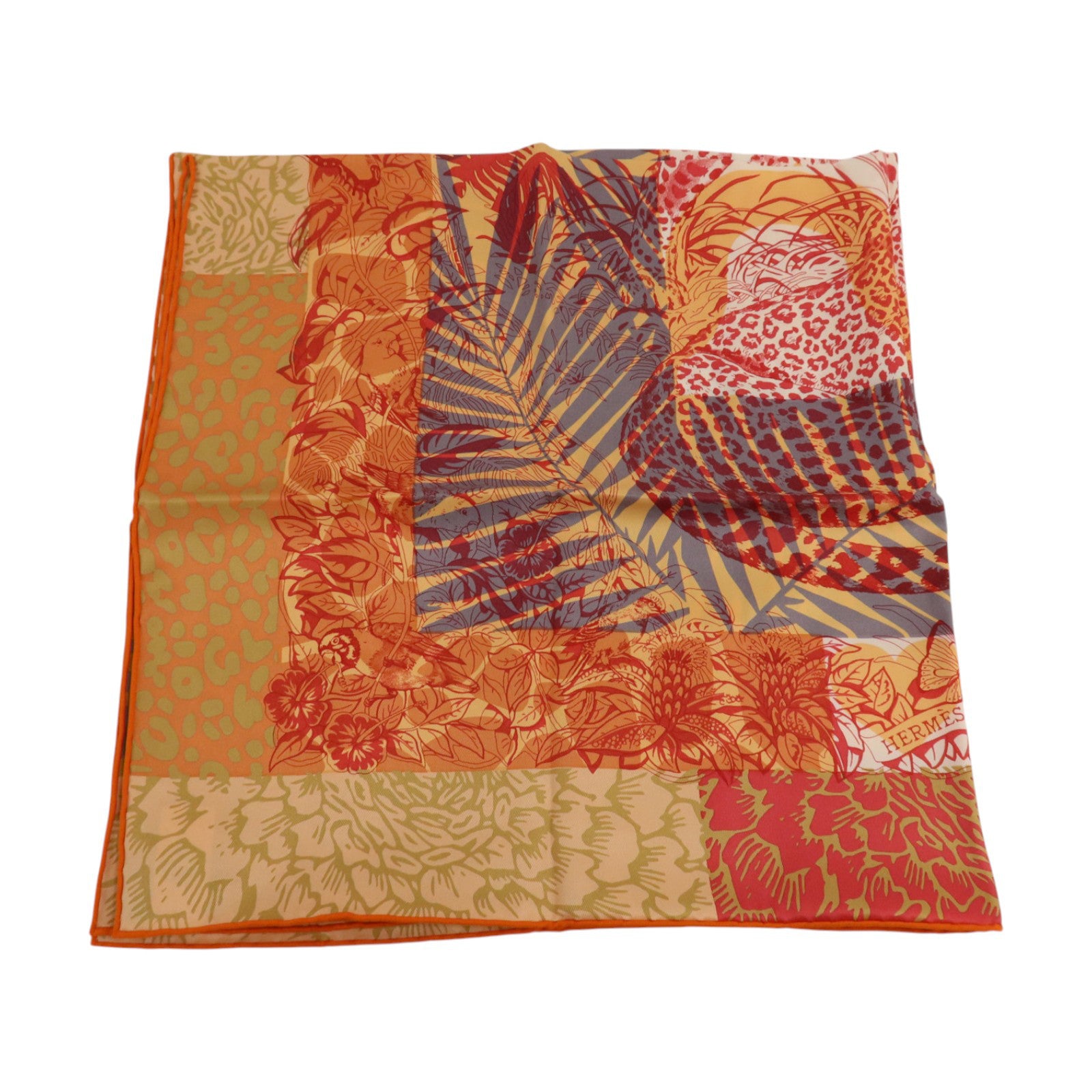 HERMES 絲質Scarf 65x65cm絲巾