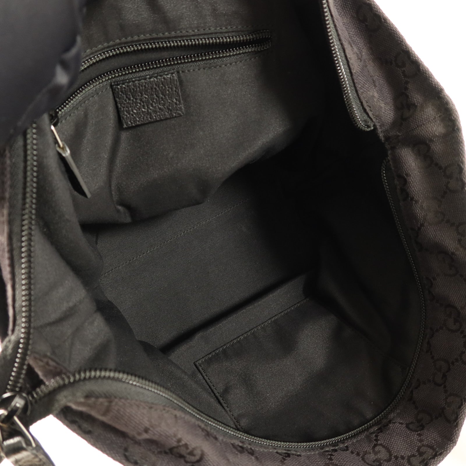 GUCCI 帆布Tote Bag銀扣手挽袋