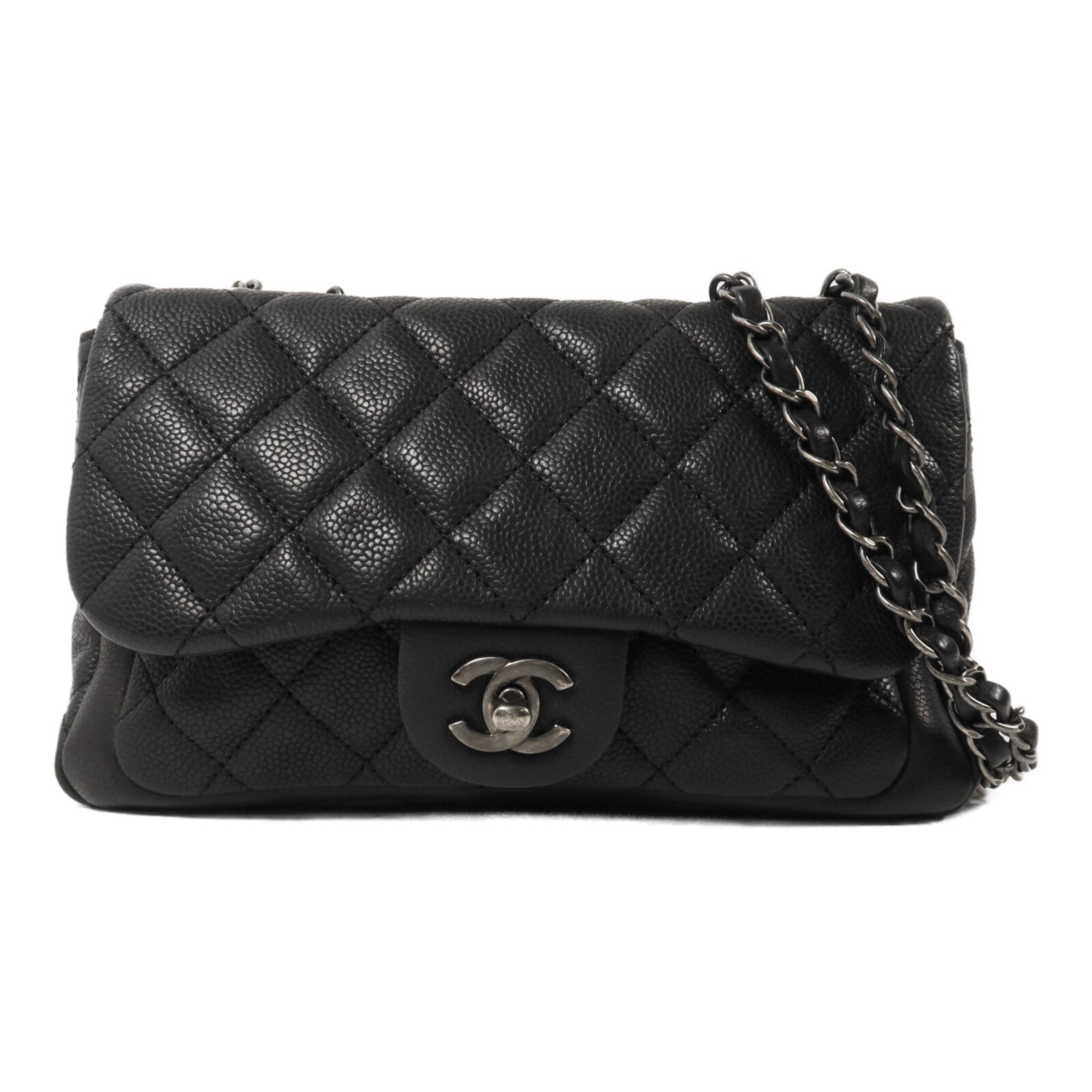 CHANEL 牛皮皮革Chain Shoulder鏈帶肩背袋
