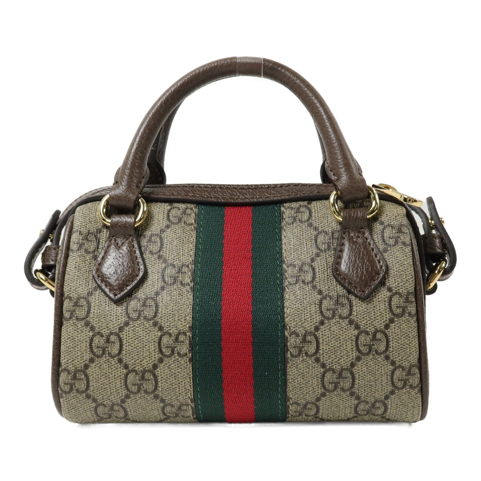 GUCCI 塗層帆布GG Supreme手挽肩背兩用袋