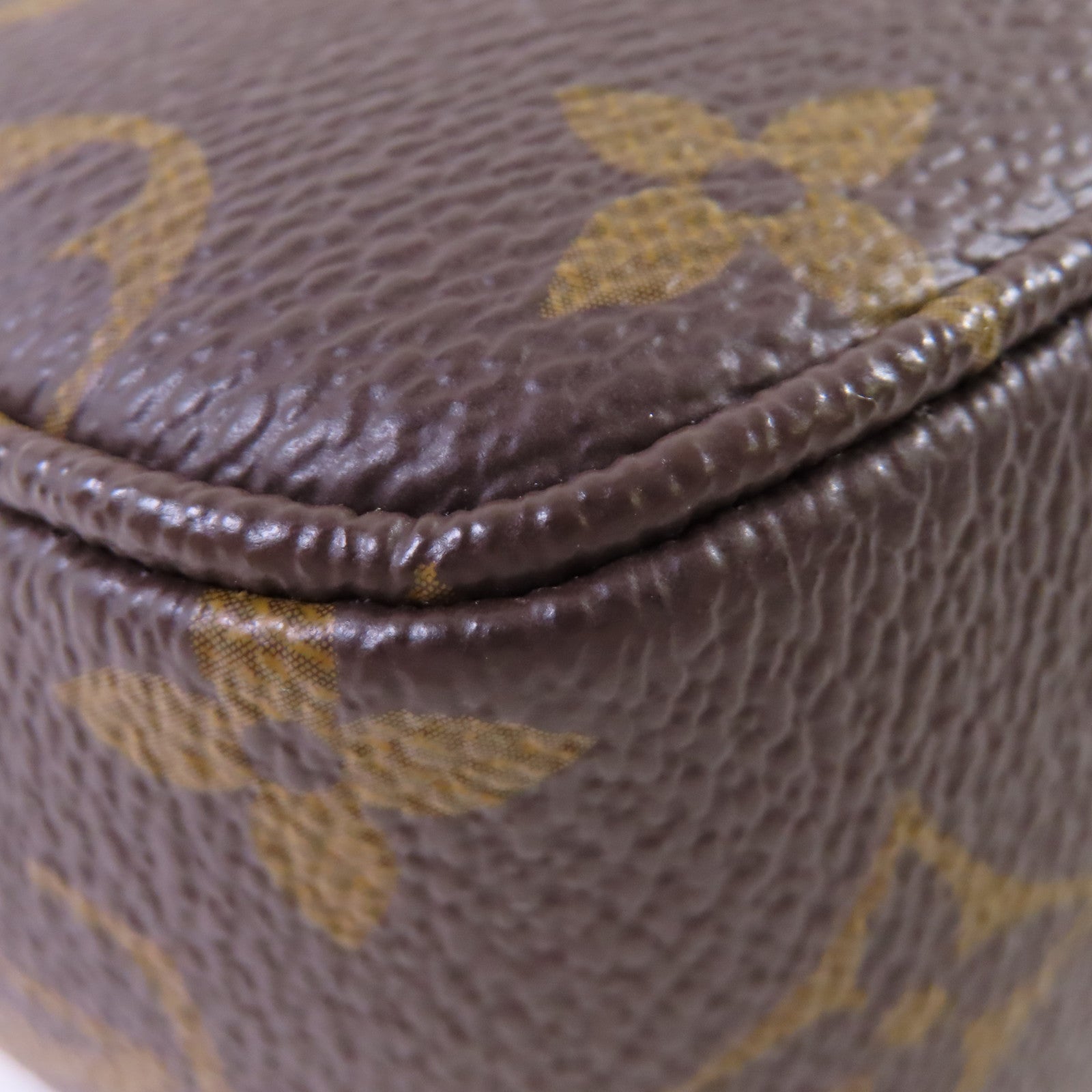 LOUIS VUITTON Monogram Marcear Shoulder Bag金扣鏈帶肩背袋啡色