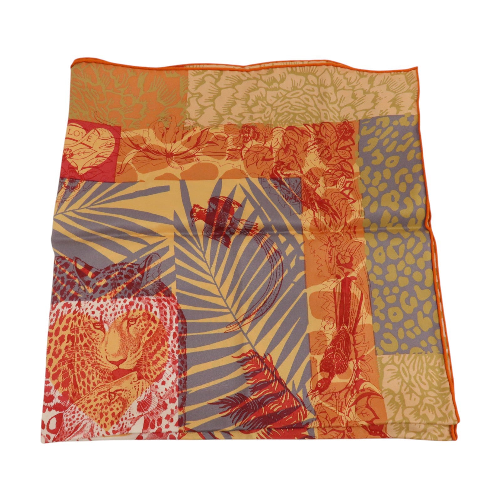 HERMES 絲質Scarf 65x65cm絲巾