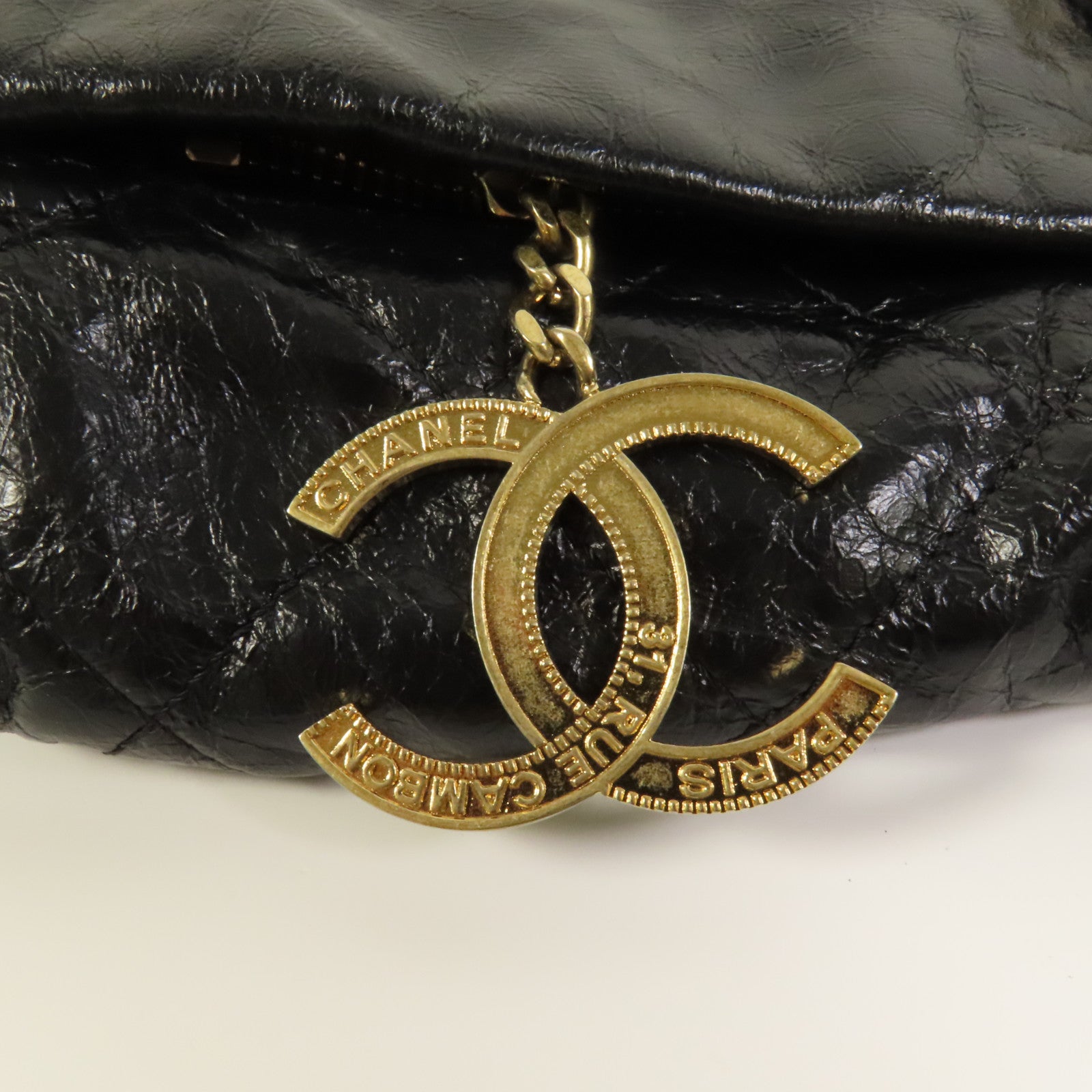 CHANEL 牛皮皮革 Bombay Baluchon金扣肩背袋