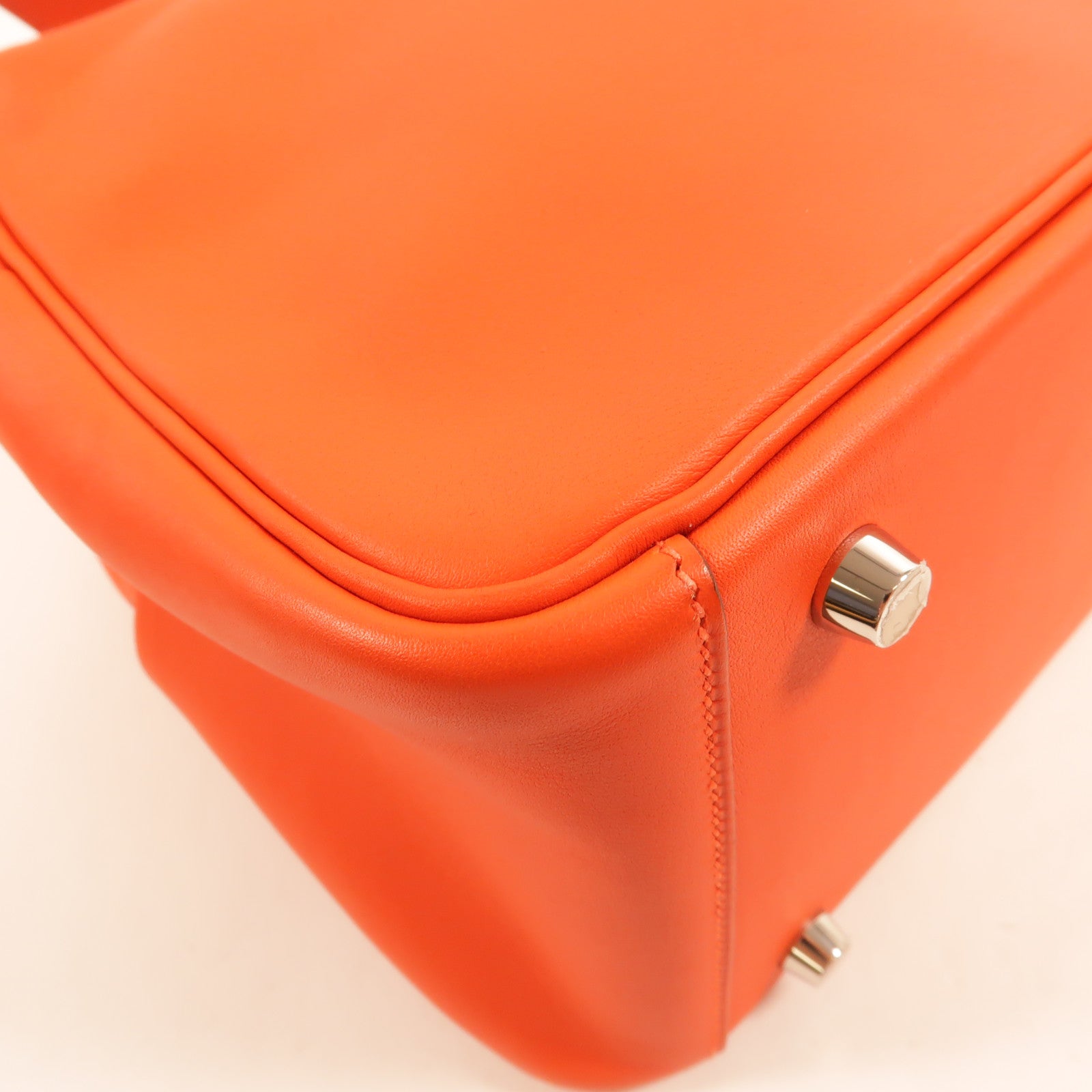 HERMES Swift皮革Lindy 26手挽肩背兩用袋Red