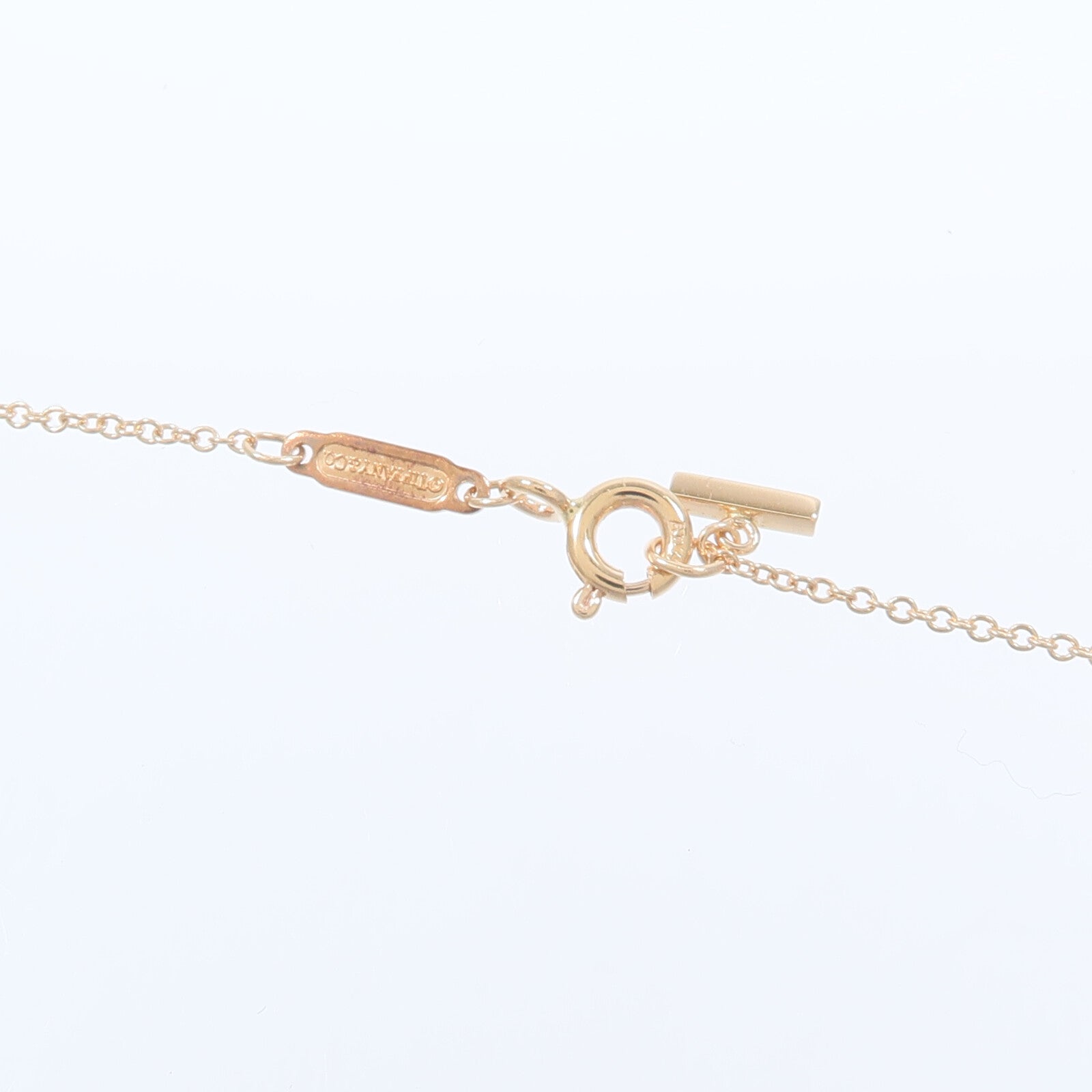 TIFFANY＆CO 18K玫瑰金T Smile Small項鍊