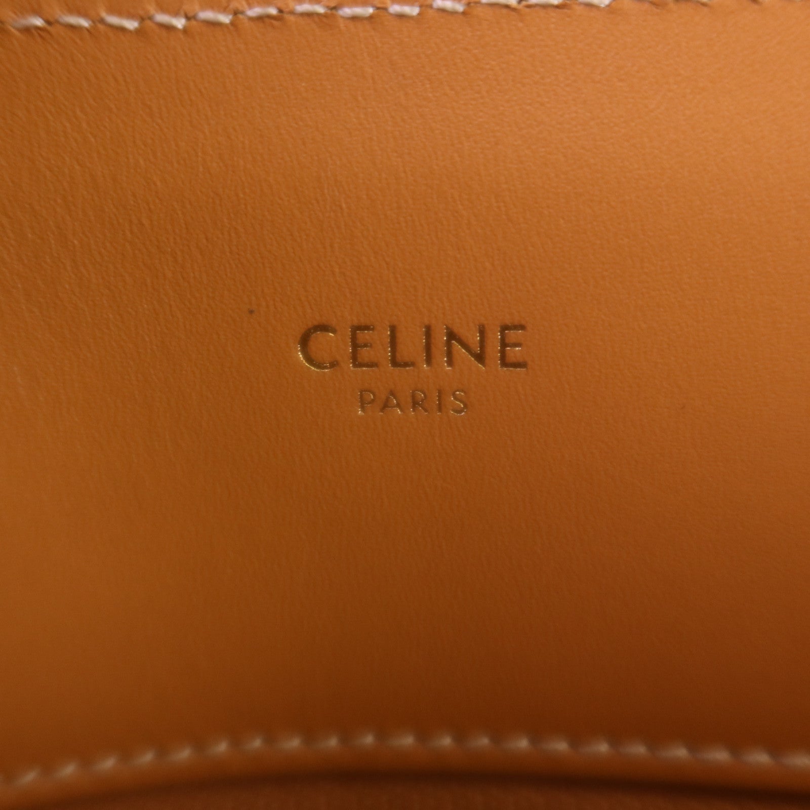CELINE 帆布/牛皮皮革Vertical Cabas Small金扣手挽肩背兩用袋