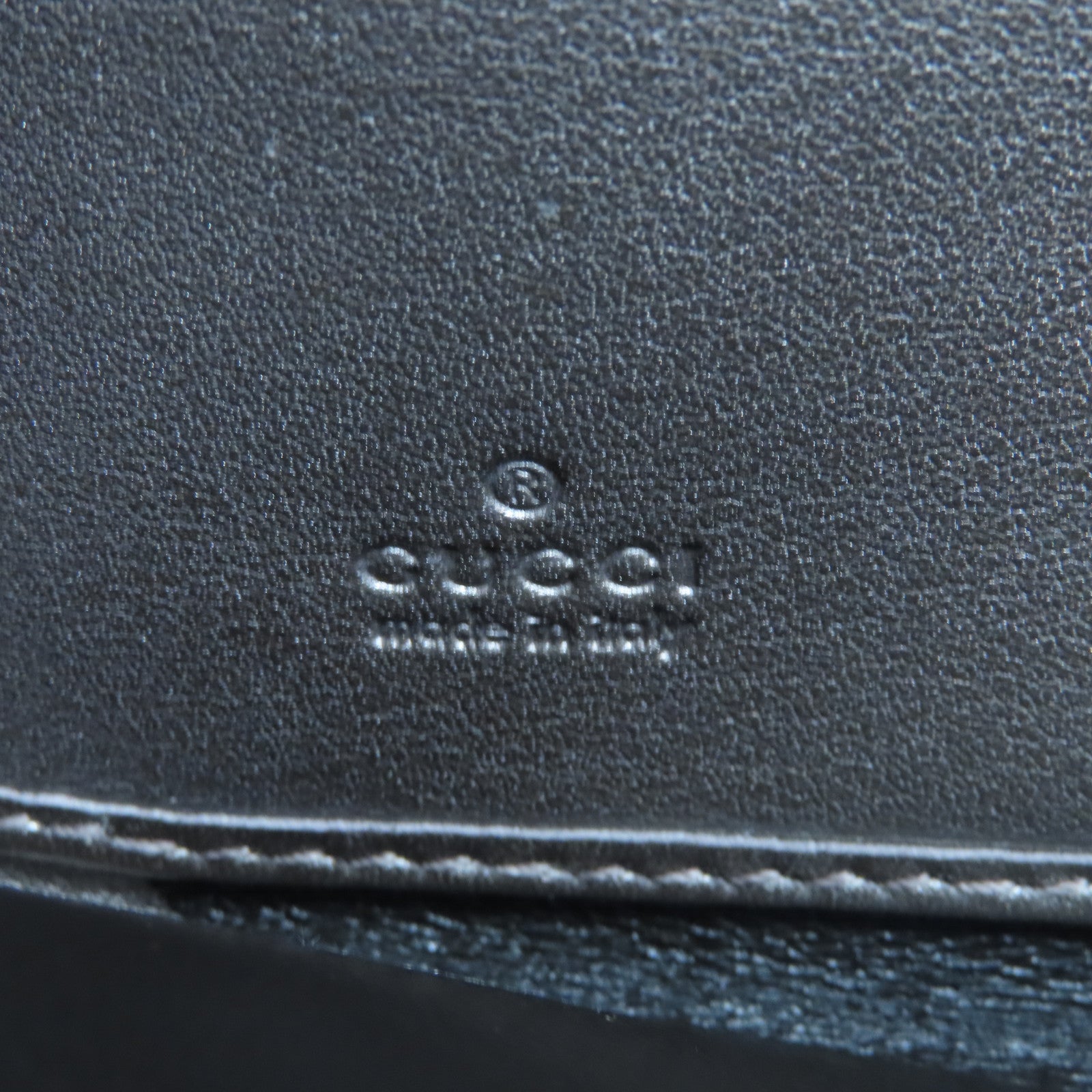 GUCCI 塗層帆布Long Wallet銀扣長錢包米色