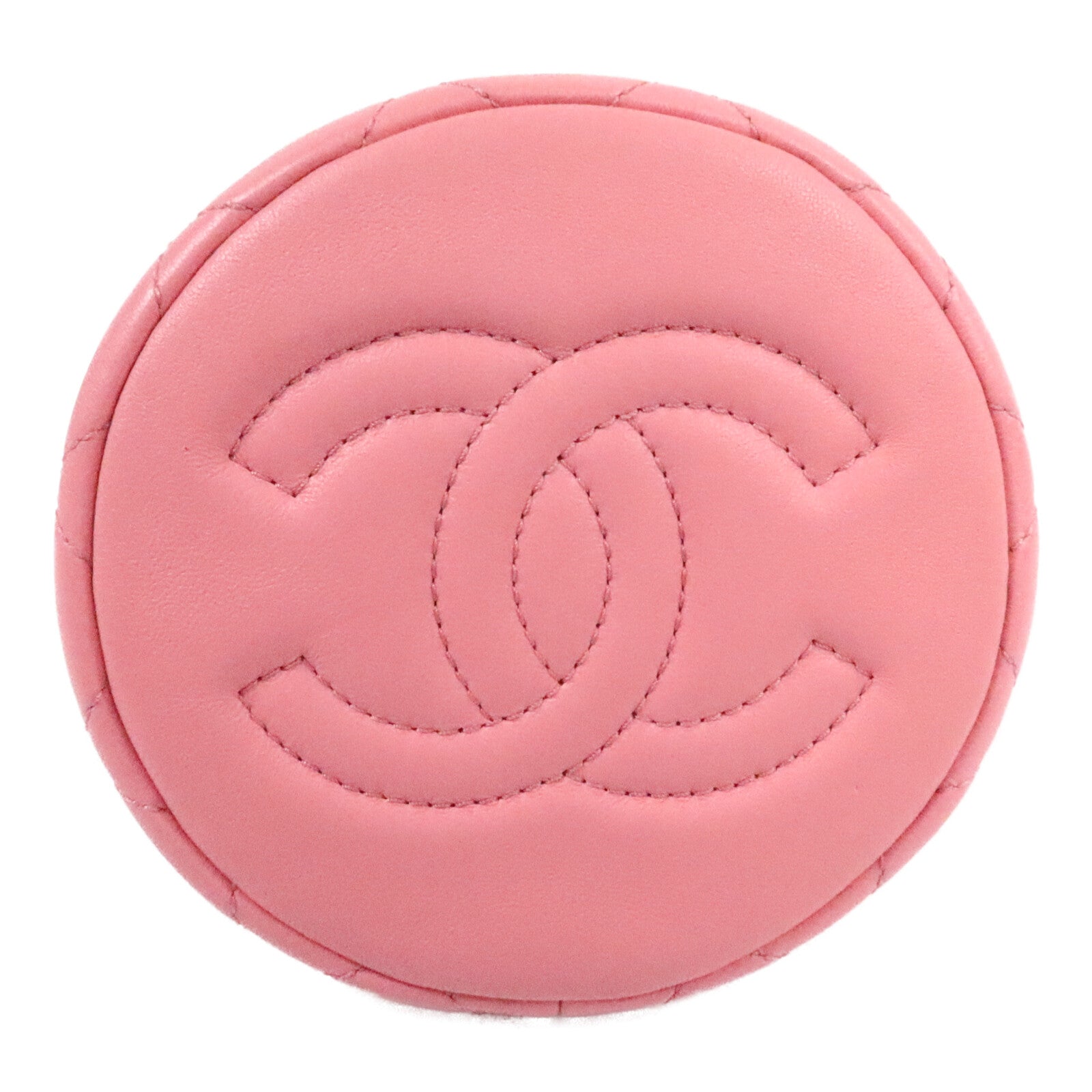 CHANEL 羊皮皮革Bucket Bag鏈帶肩背袋