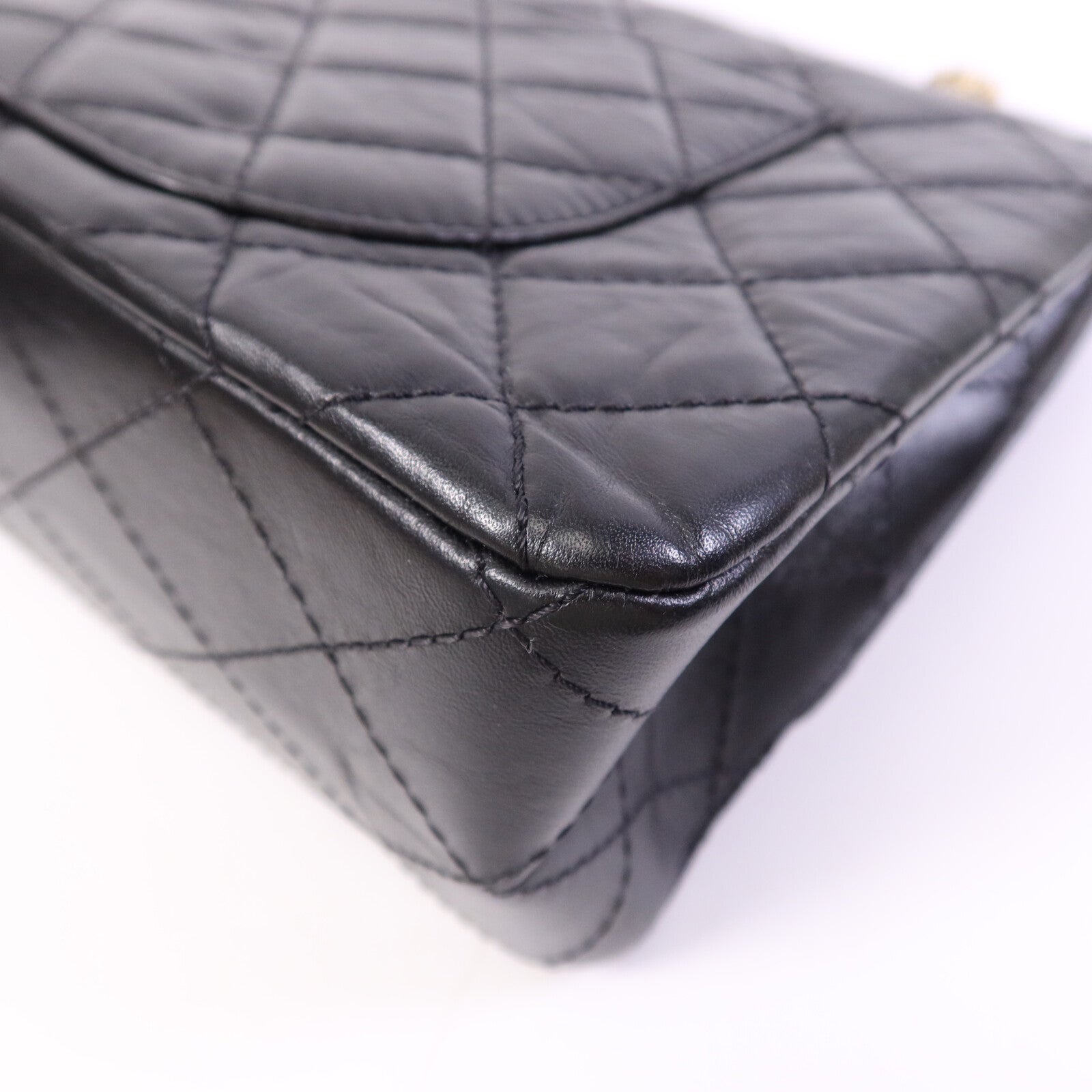 CHANEL 【激減優惠】牛皮皮革2.55 Large金扣鏈帶肩背袋