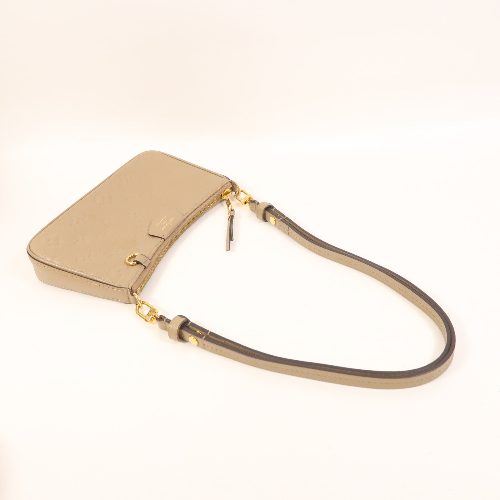 LOUIS VUITTON Monogram Empreinte Easy Pouch On Strap金扣肩背袋