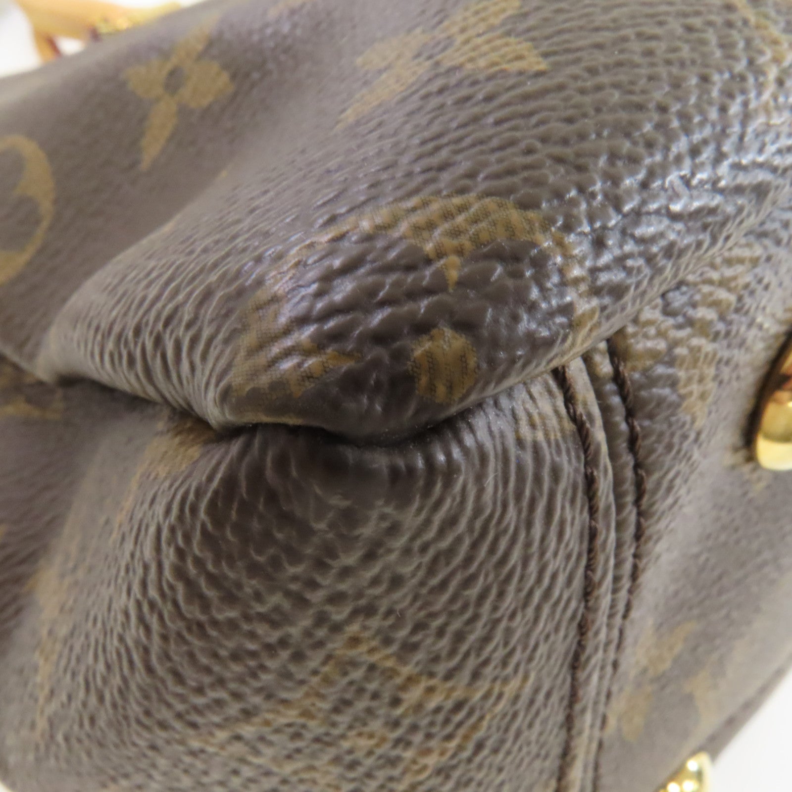 LOUIS VUITTON 【激減優惠】Monogram Pallas 2Way Shoulder Bag金扣手挽肩背兩用袋啡色/酒紅色