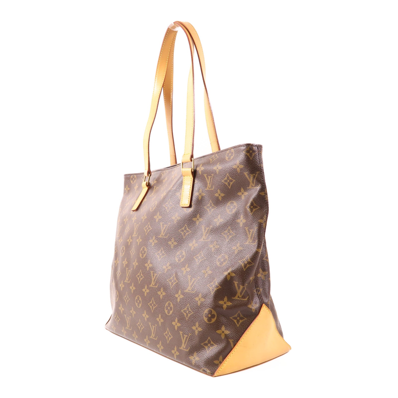 LOUIS VUITTON Monogram Cabas Mezzo金扣肩背袋