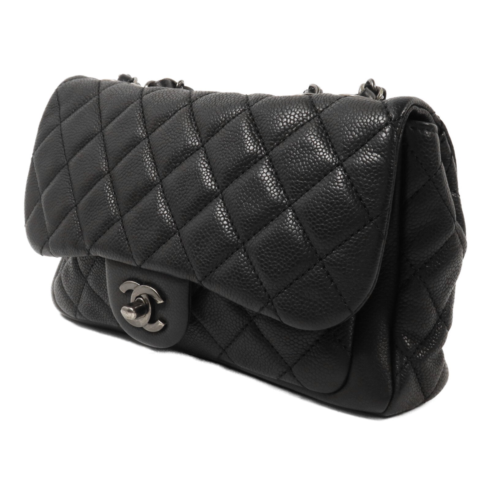 CHANEL 牛皮皮革Chain Shoulder鏈帶肩背袋