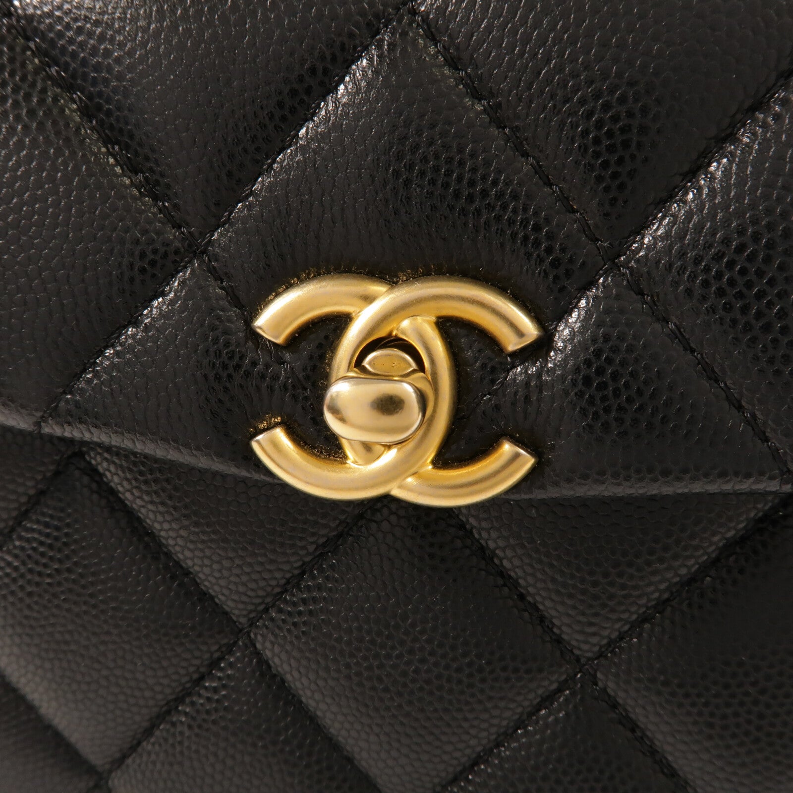 CHANEL 牛皮皮革Chain Shoulder鏈帶手挽肩背兩用袋