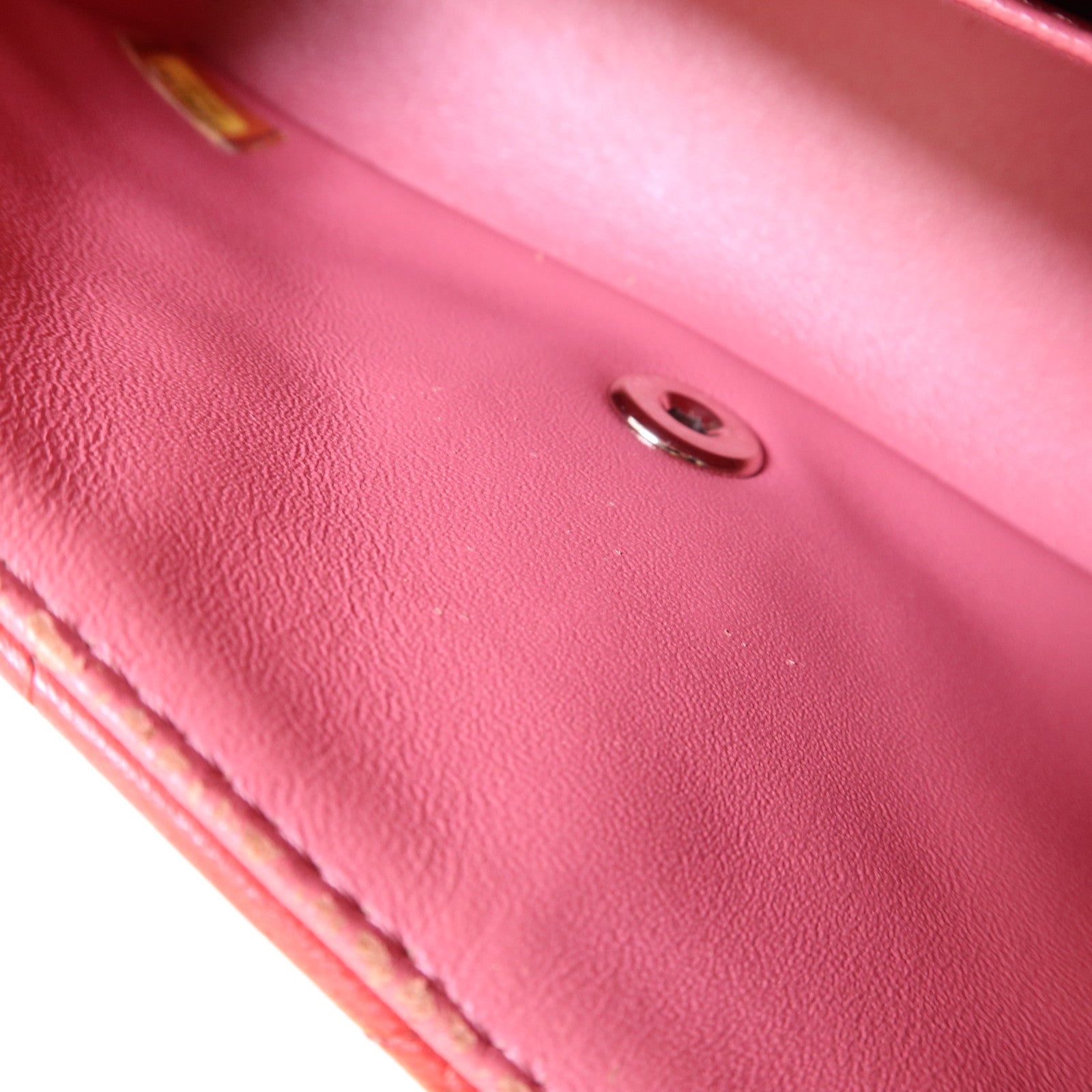 CHANEL 羊皮皮革Classic Flap 20銀扣鏈帶肩背袋