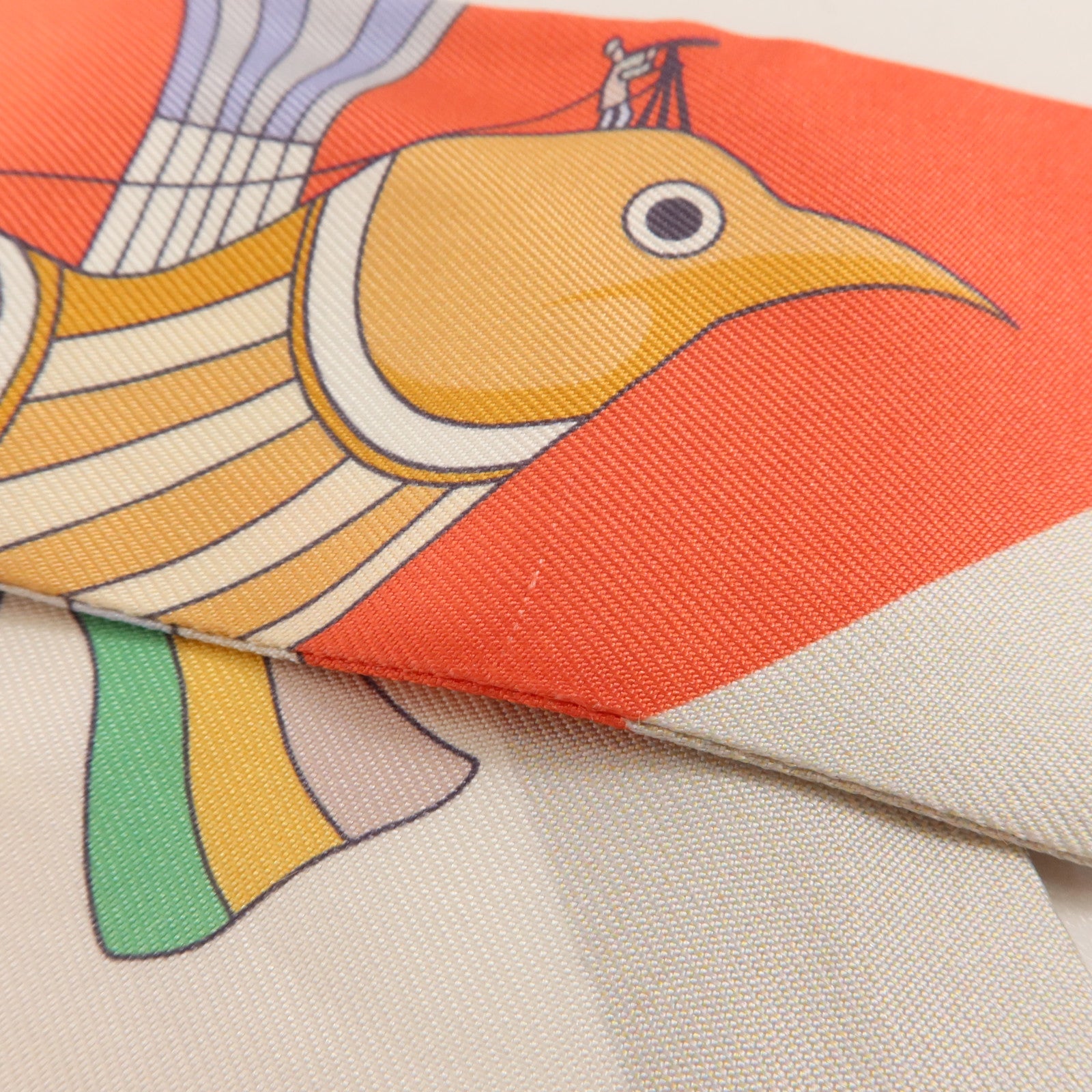 HERMES 絲質Twilly絲巾