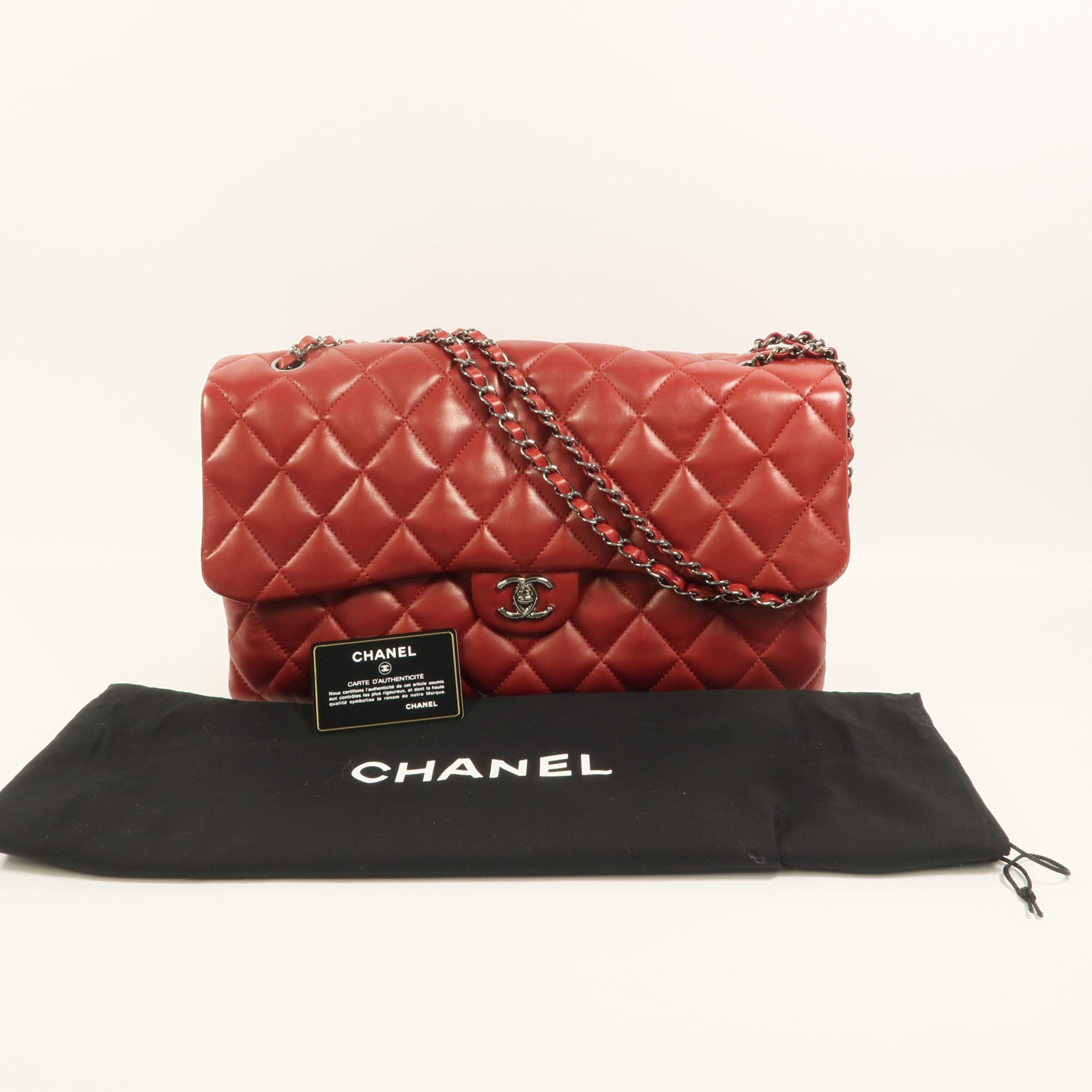 CHANEL 羊皮皮革Chain Shoulder鏈帶肩背袋