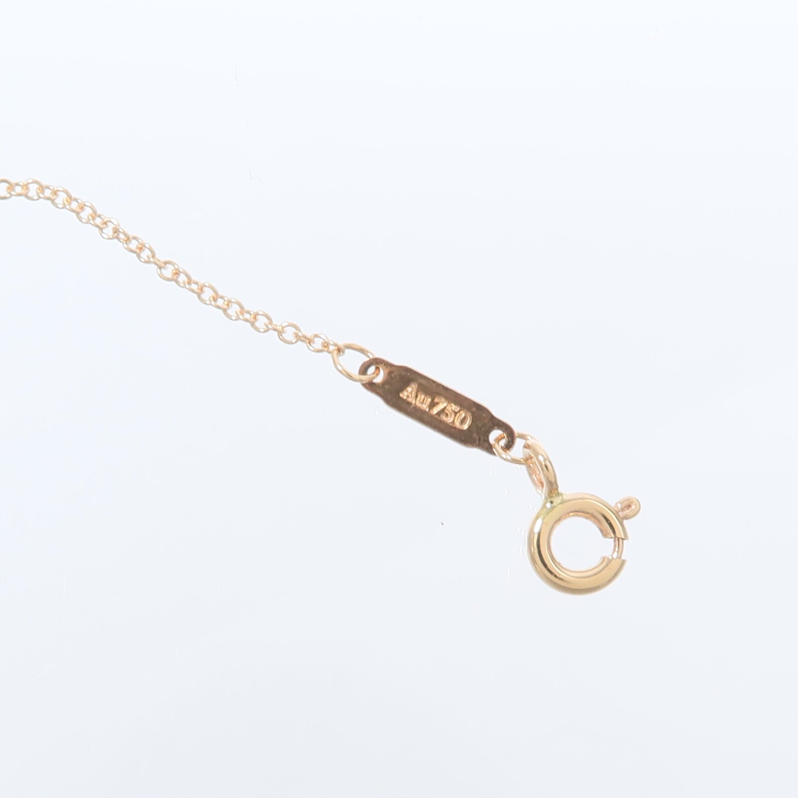 TIFFANY＆CO 18K玫瑰金T Smile Small項鍊