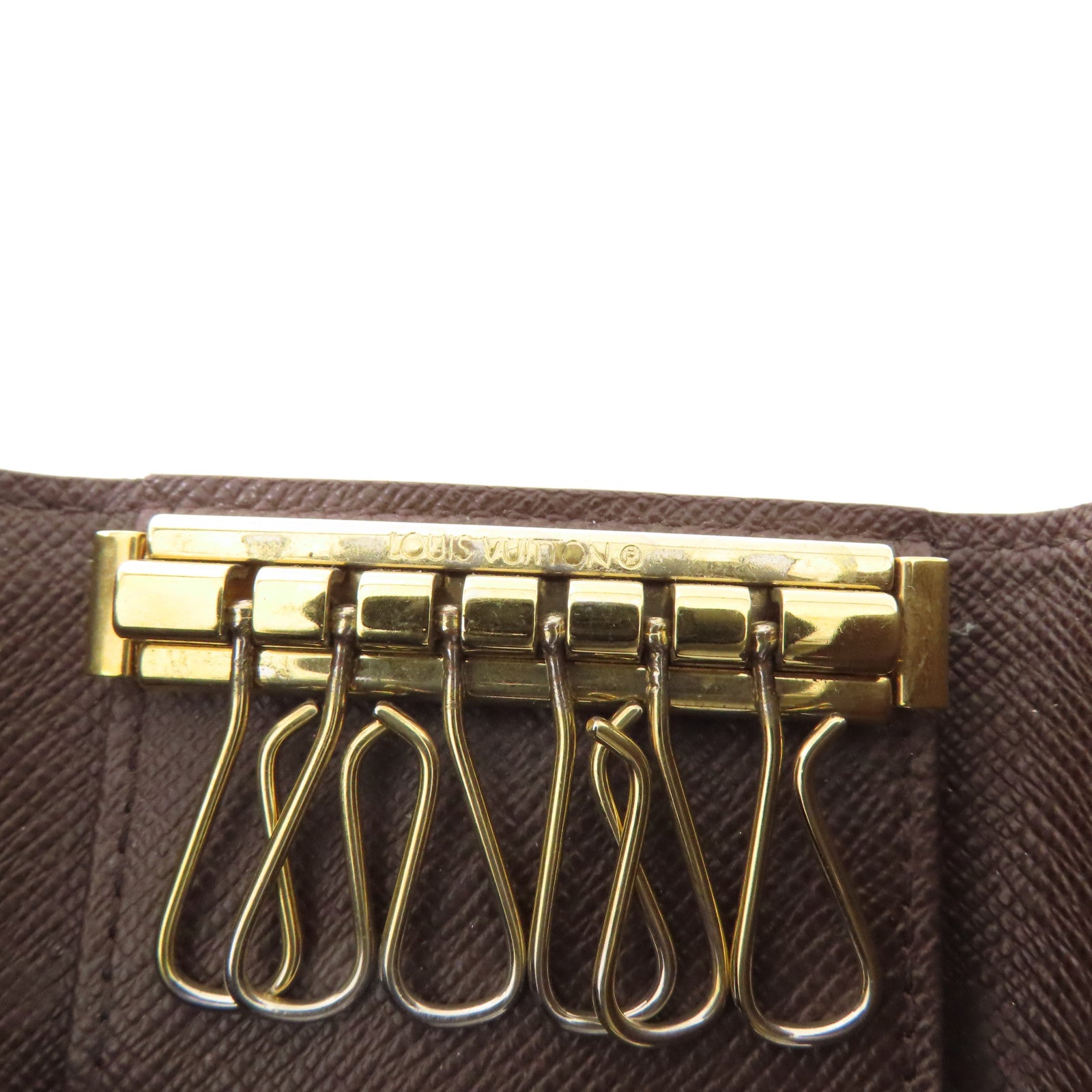 LOUIS VUITTON Damier Key Case金扣鎖匙包