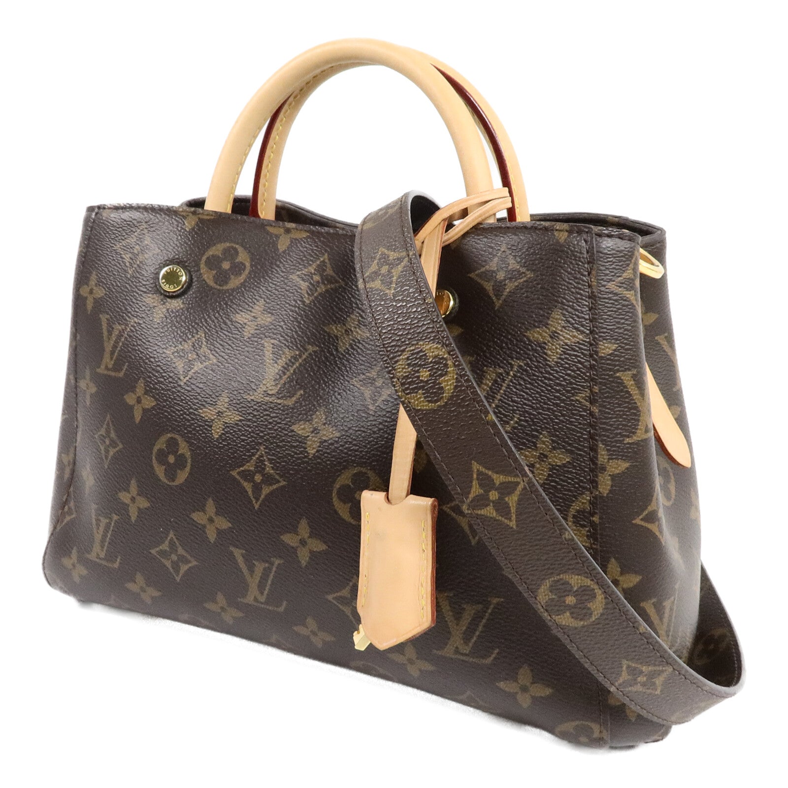 LOUIS VUITTON Monogram Montaigne BB手挽肩背兩用袋