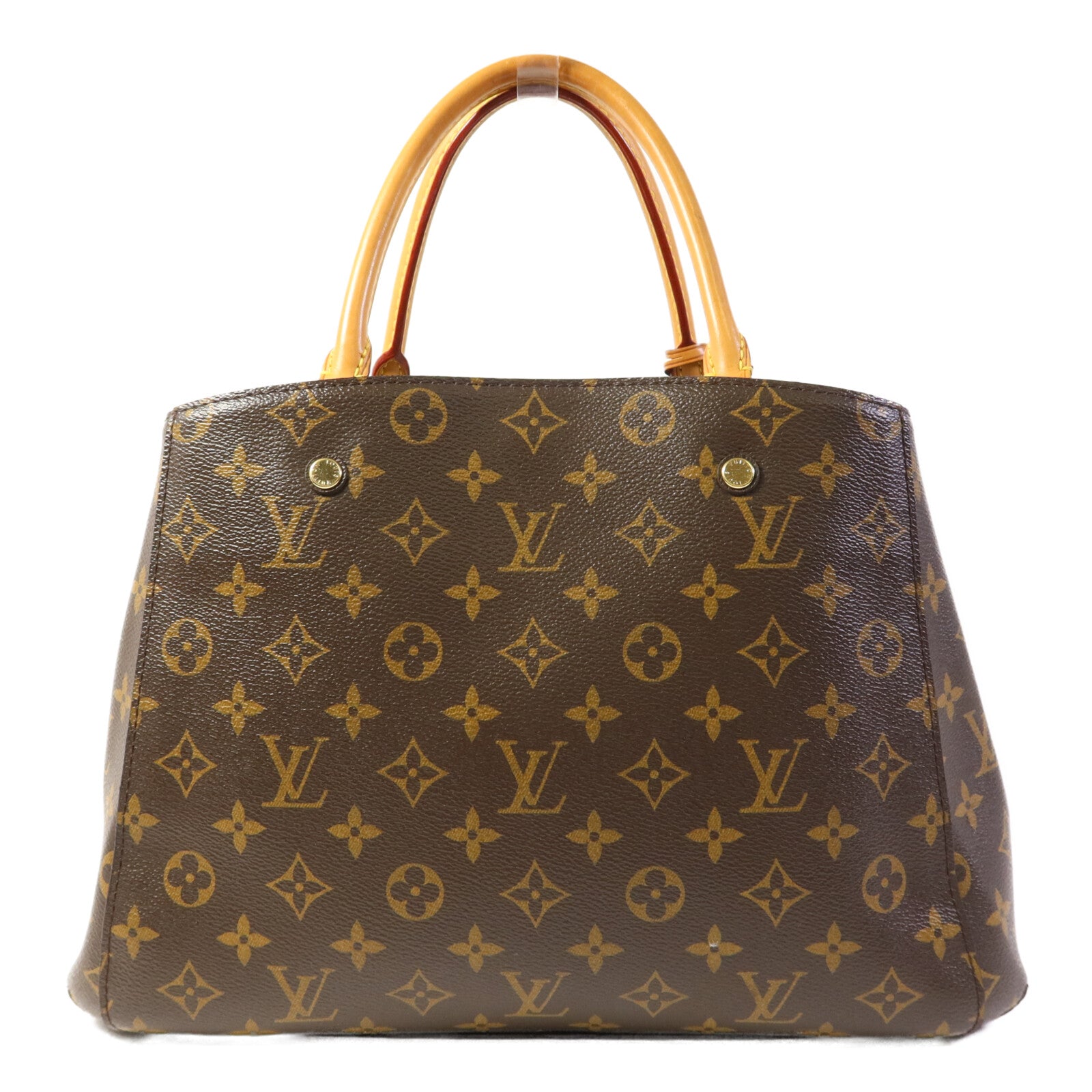 LOUIS VUITTON Monogram Montaigne MM金扣手挽肩背兩用袋