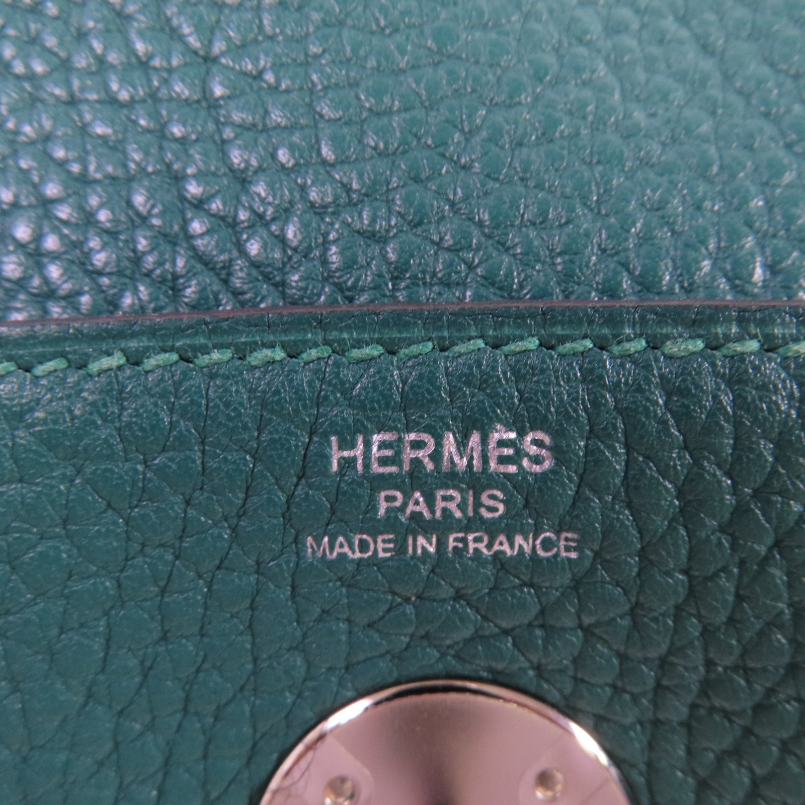 HERMES Clemence皮革Lindy 26 Shoulder Bag銀扣肩背袋