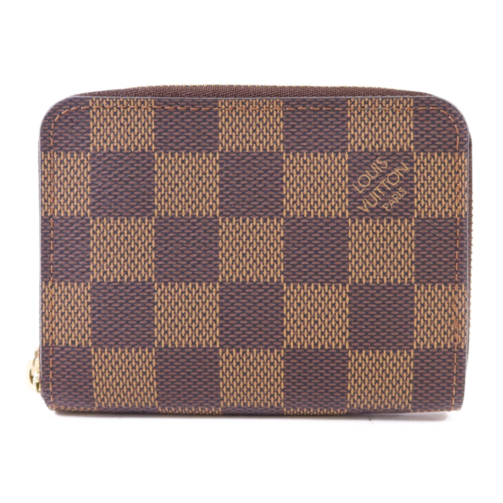LOUIS VUITTON Damier Zippy Coin Purse金扣零錢包
