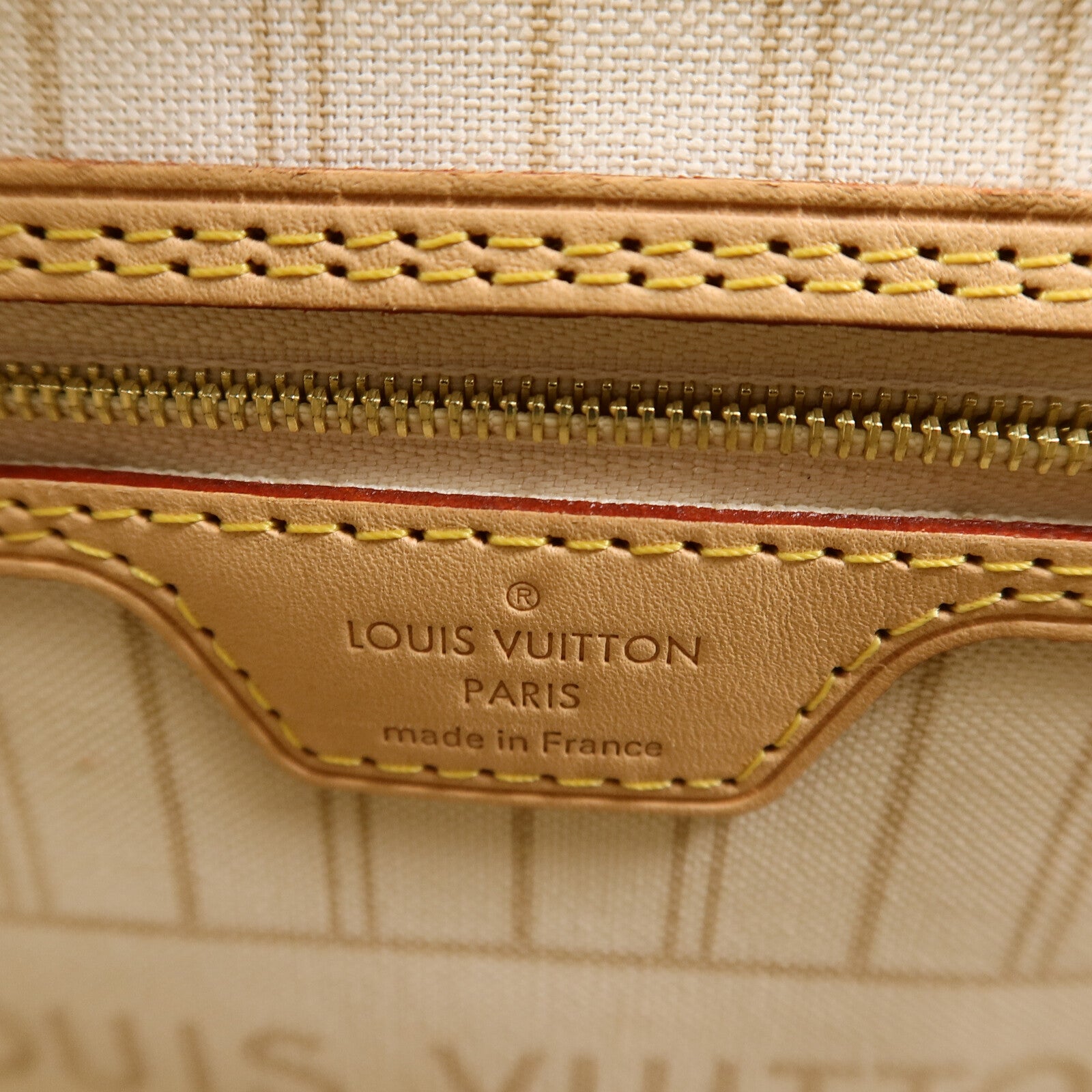 LOUIS VUITTON Damier Neverfull MM手挽袋
