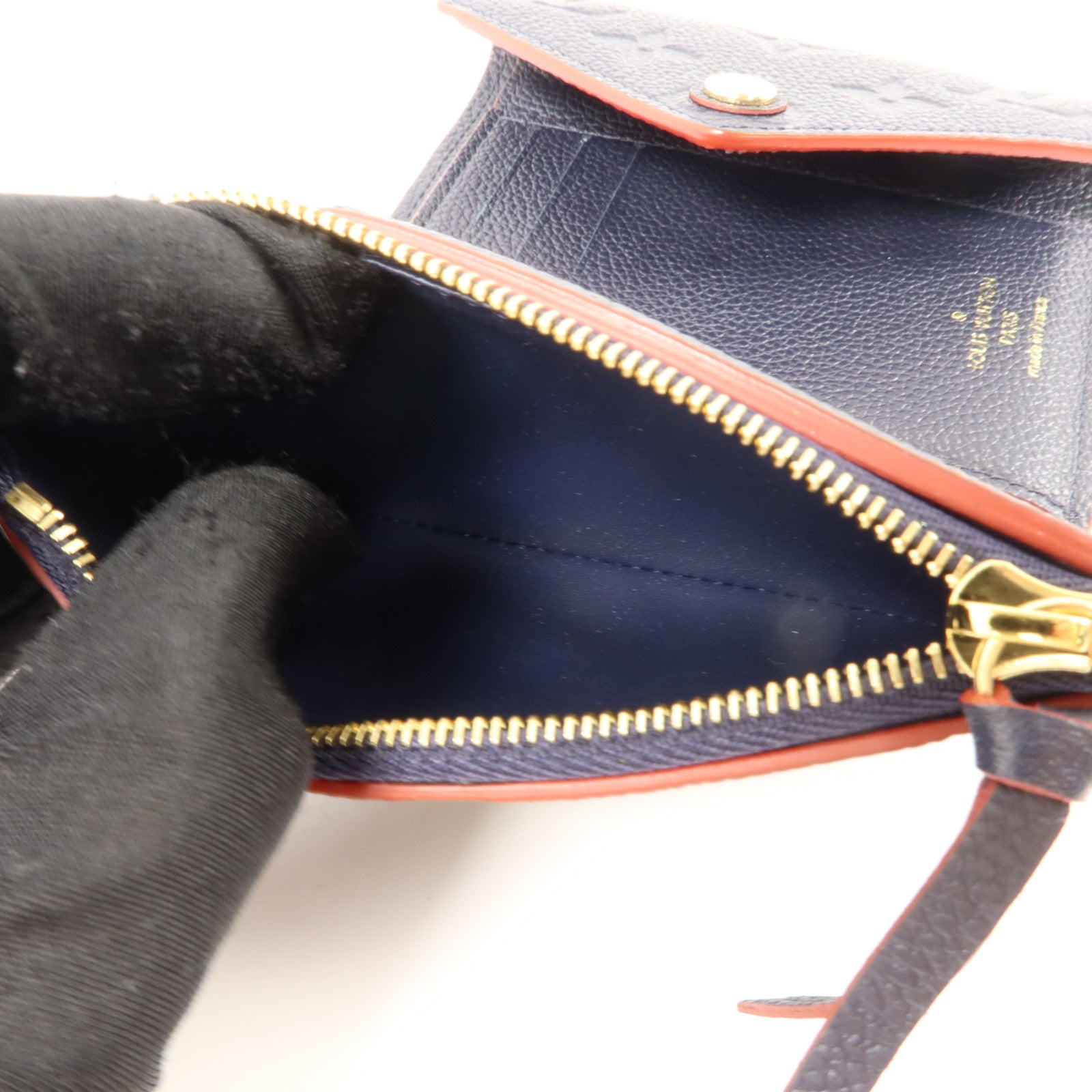 LOUIS VUITTON Monogram Empreinte Victorine Wallet錢包