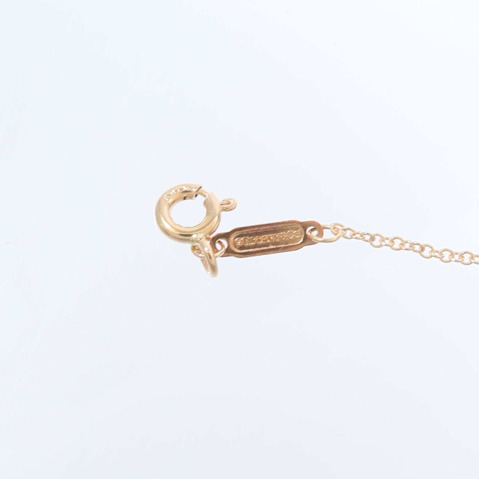 TIFFANY＆CO 18K玫瑰金T Smile Small項鍊